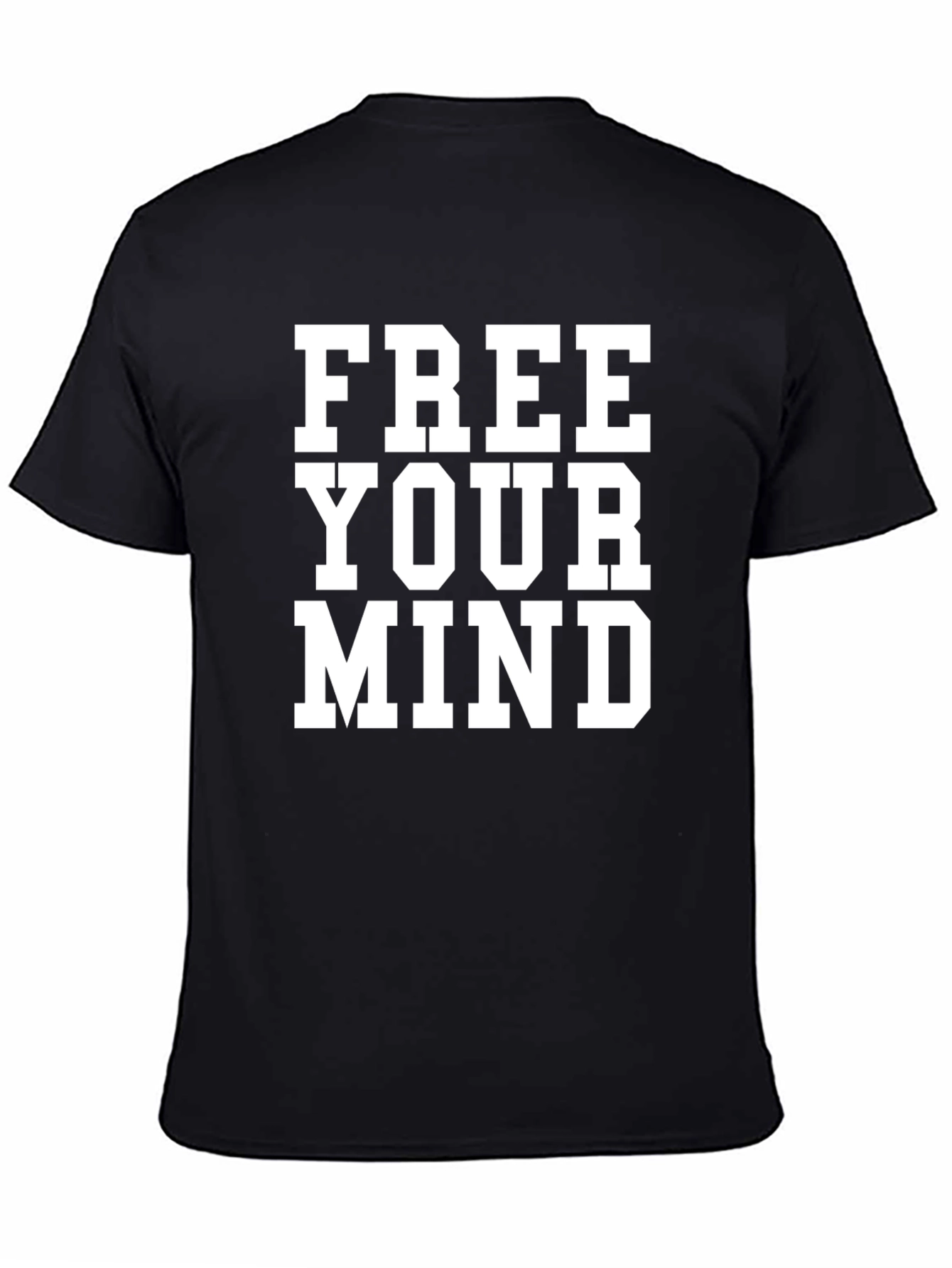 Free Your Mind Graphic T-Shirt - Black