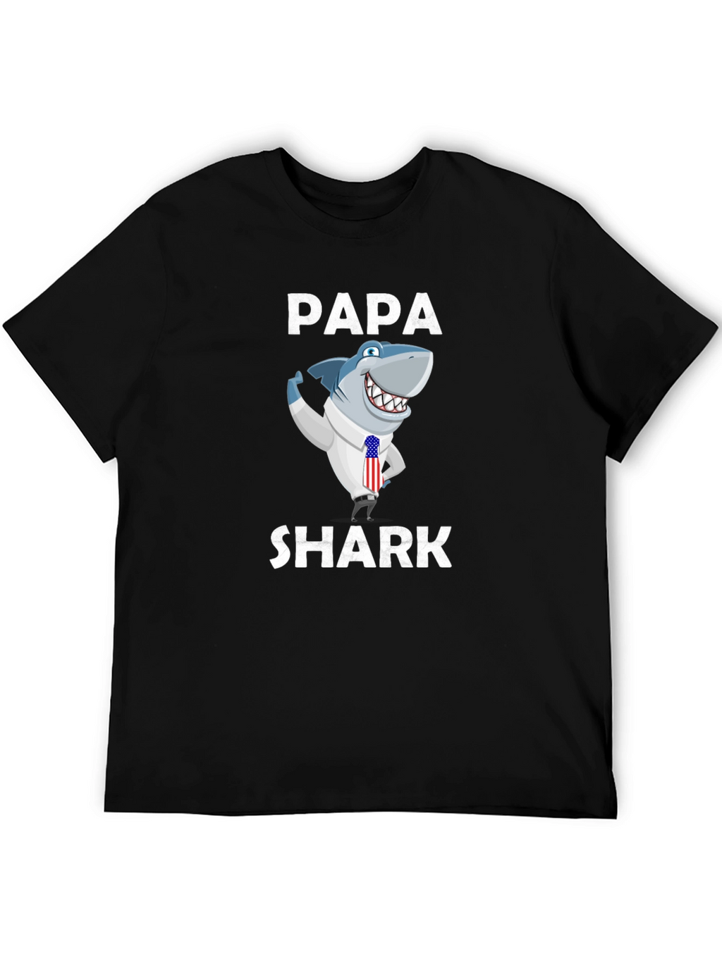 Papa Shark Graphic Tee - Novelty Shirt