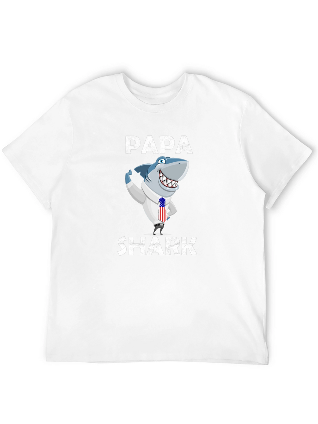 Papa Shark Graphic Tee - Novelty Shirt