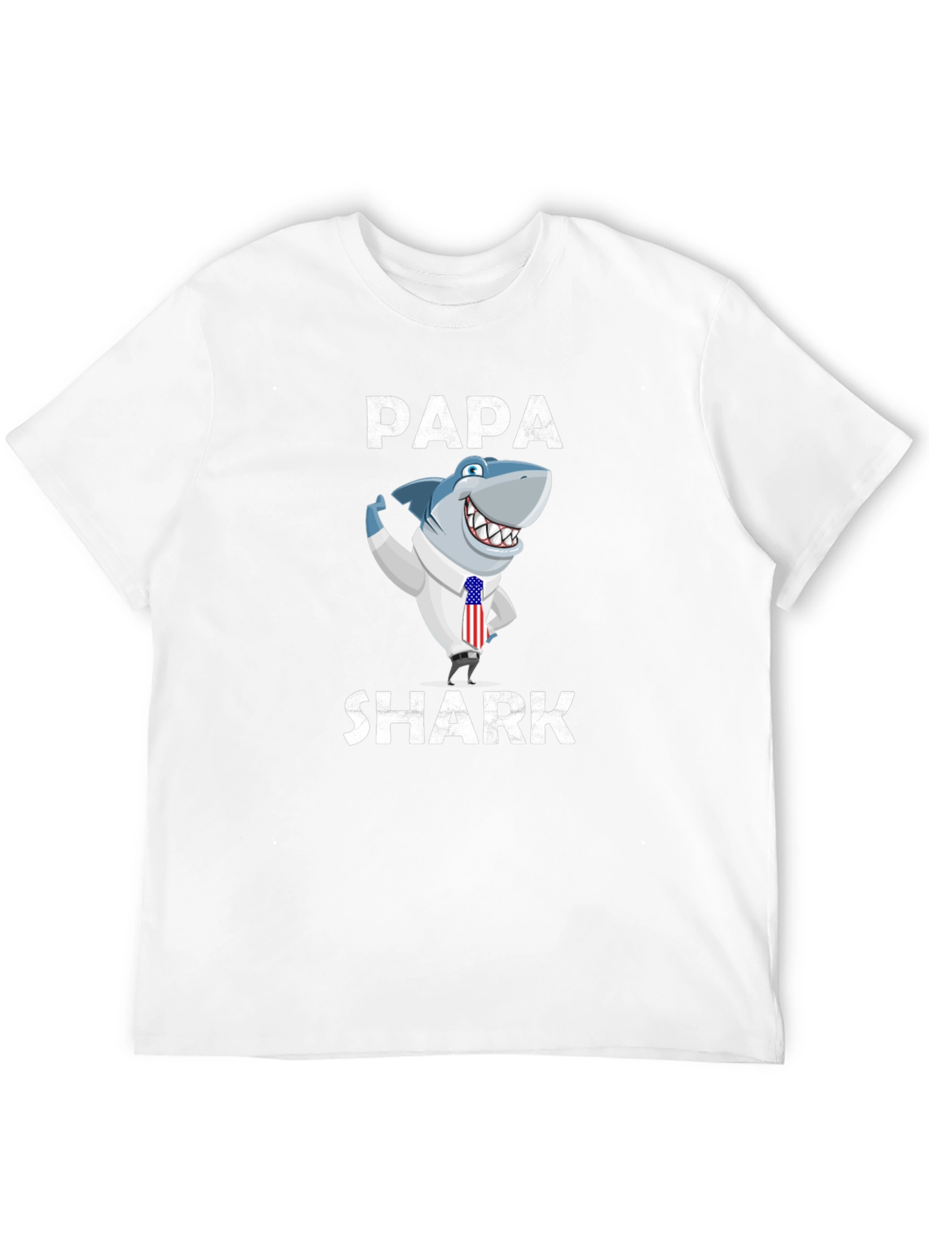 Papa Shark Graphic Tee - Novelty Shirt