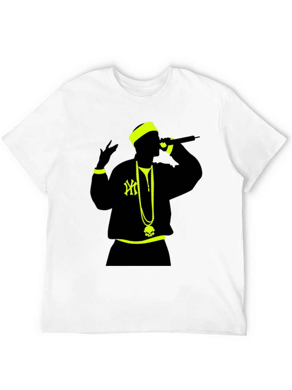 Hip Hop Icon Graphic Tee - Black