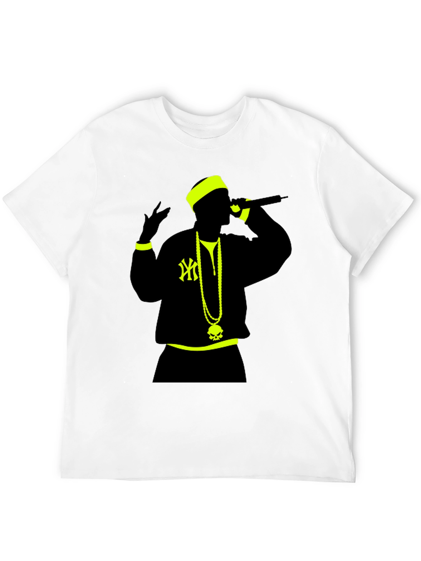 Hip Hop Icon Graphic Tee - Black