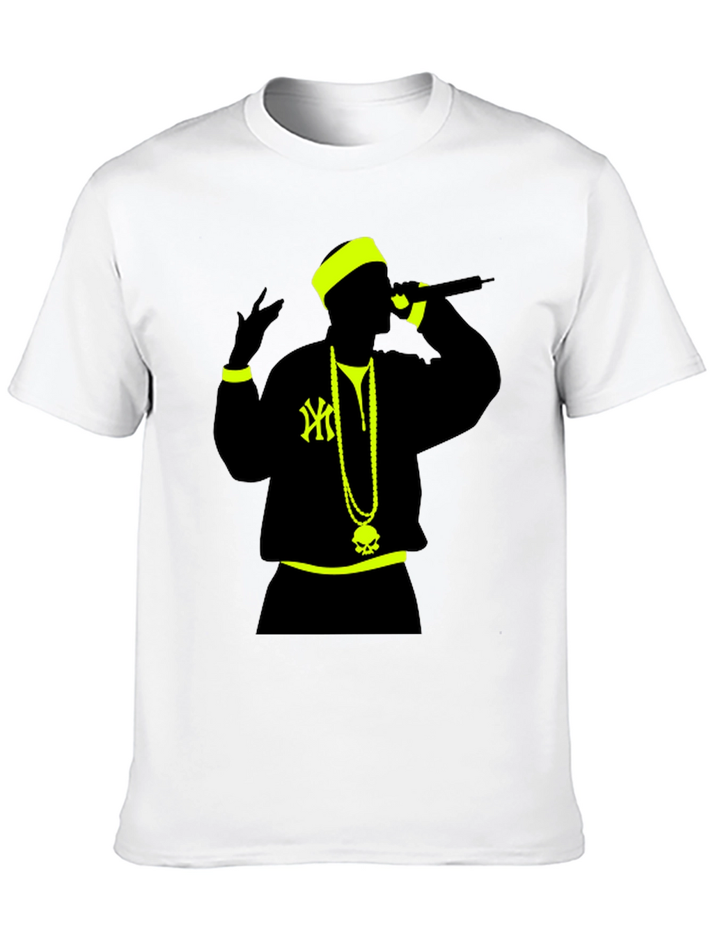 Hip Hop Icon Graphic Tee - Black