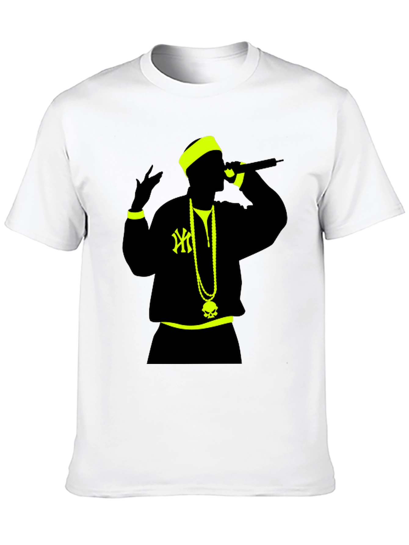 Hip Hop Icon Graphic Tee - Black