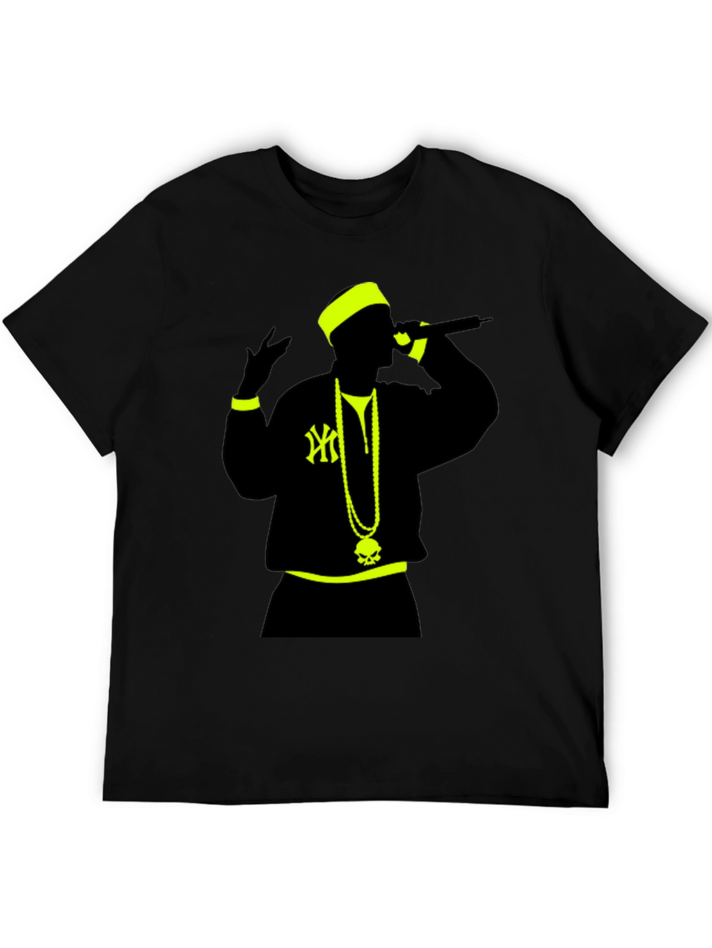 Hip Hop Icon Graphic Tee - Black
