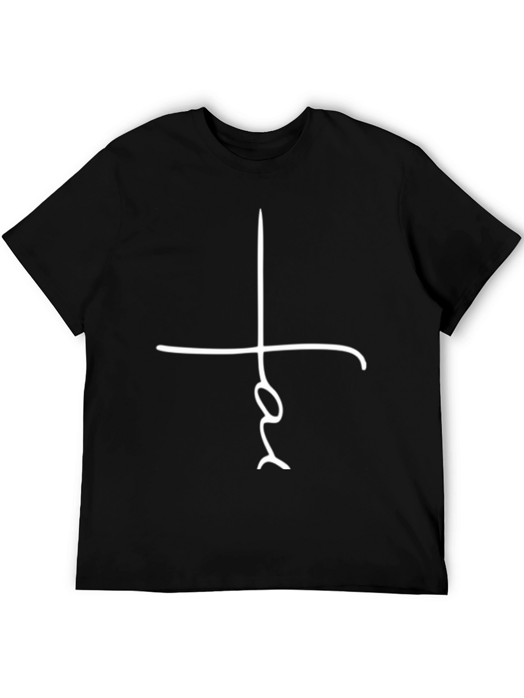 Faith Symbol T-Shirt - Stylish Religious Apparel