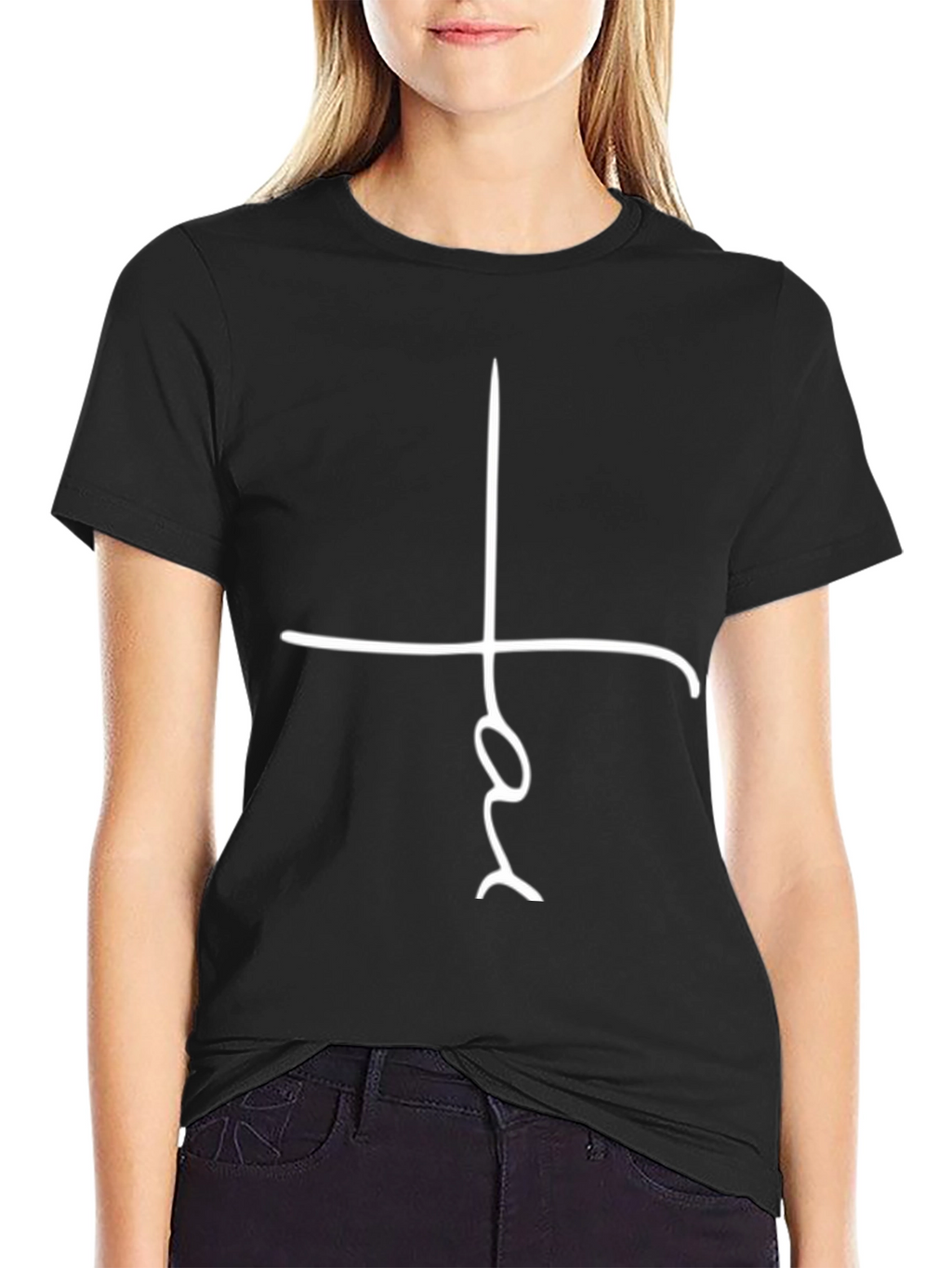 Faith Symbol T-Shirt - Stylish Religious Apparel