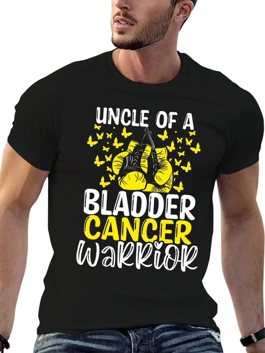 Uncle of a Bladder Cancer Warrior T-Shirt