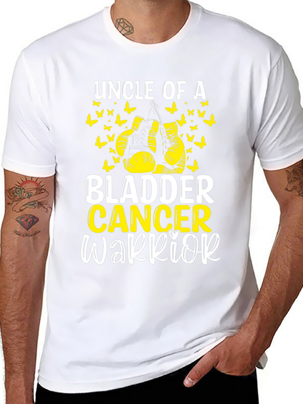 Uncle of a Bladder Cancer Warrior T-Shirt