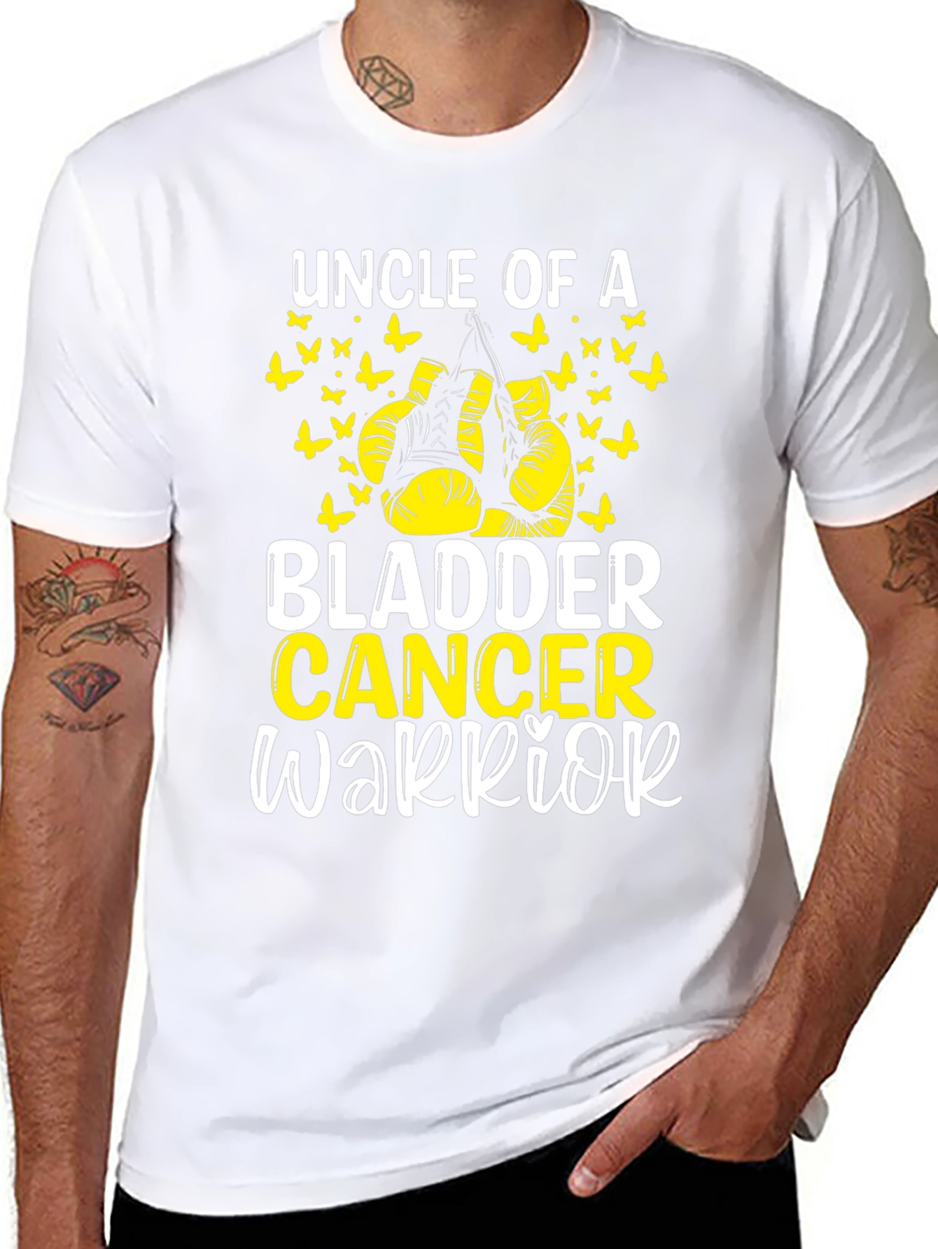 Uncle of a Bladder Cancer Warrior T-Shirt