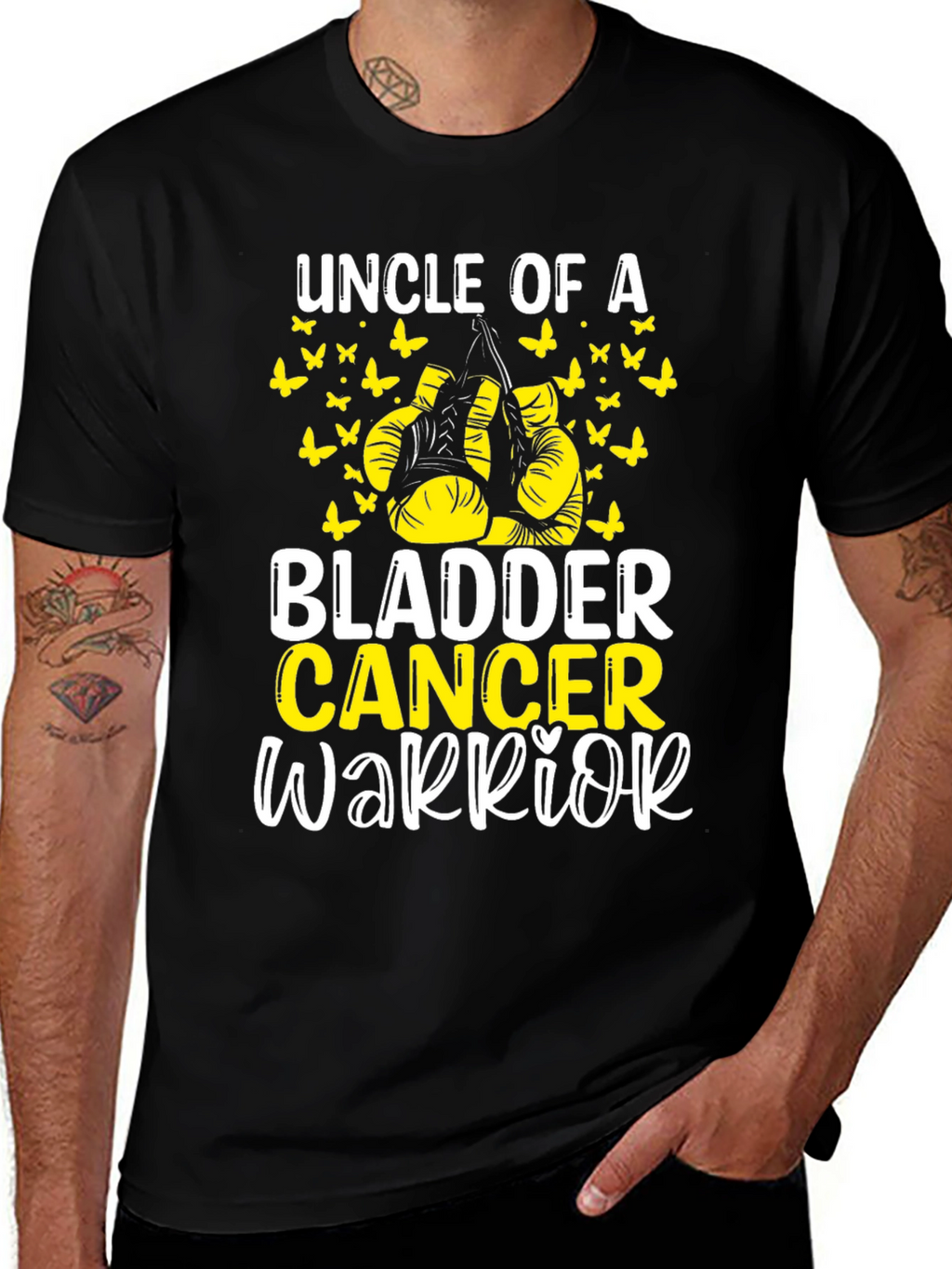Uncle of a Bladder Cancer Warrior T-Shirt