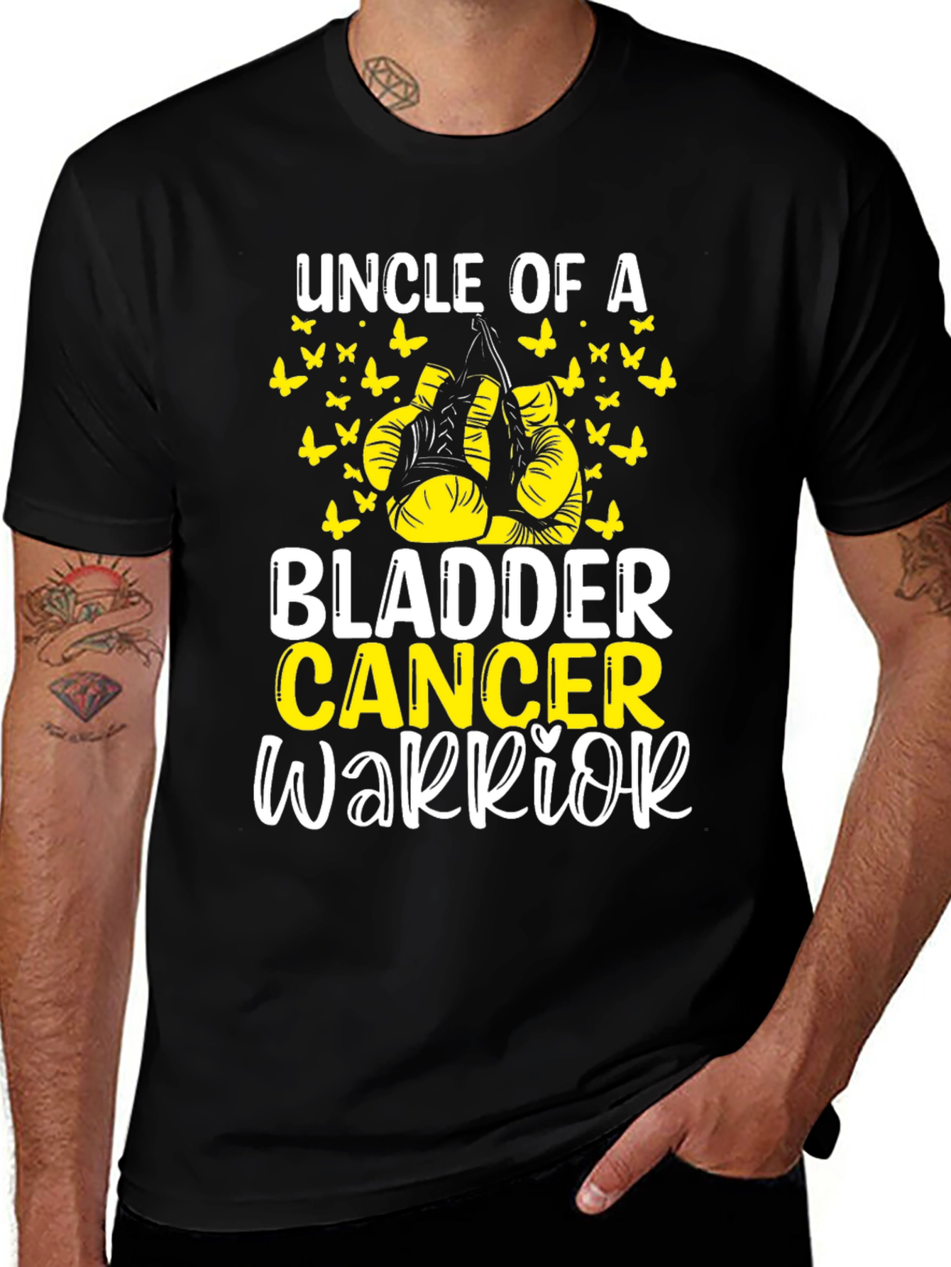 Uncle of a Bladder Cancer Warrior T-Shirt