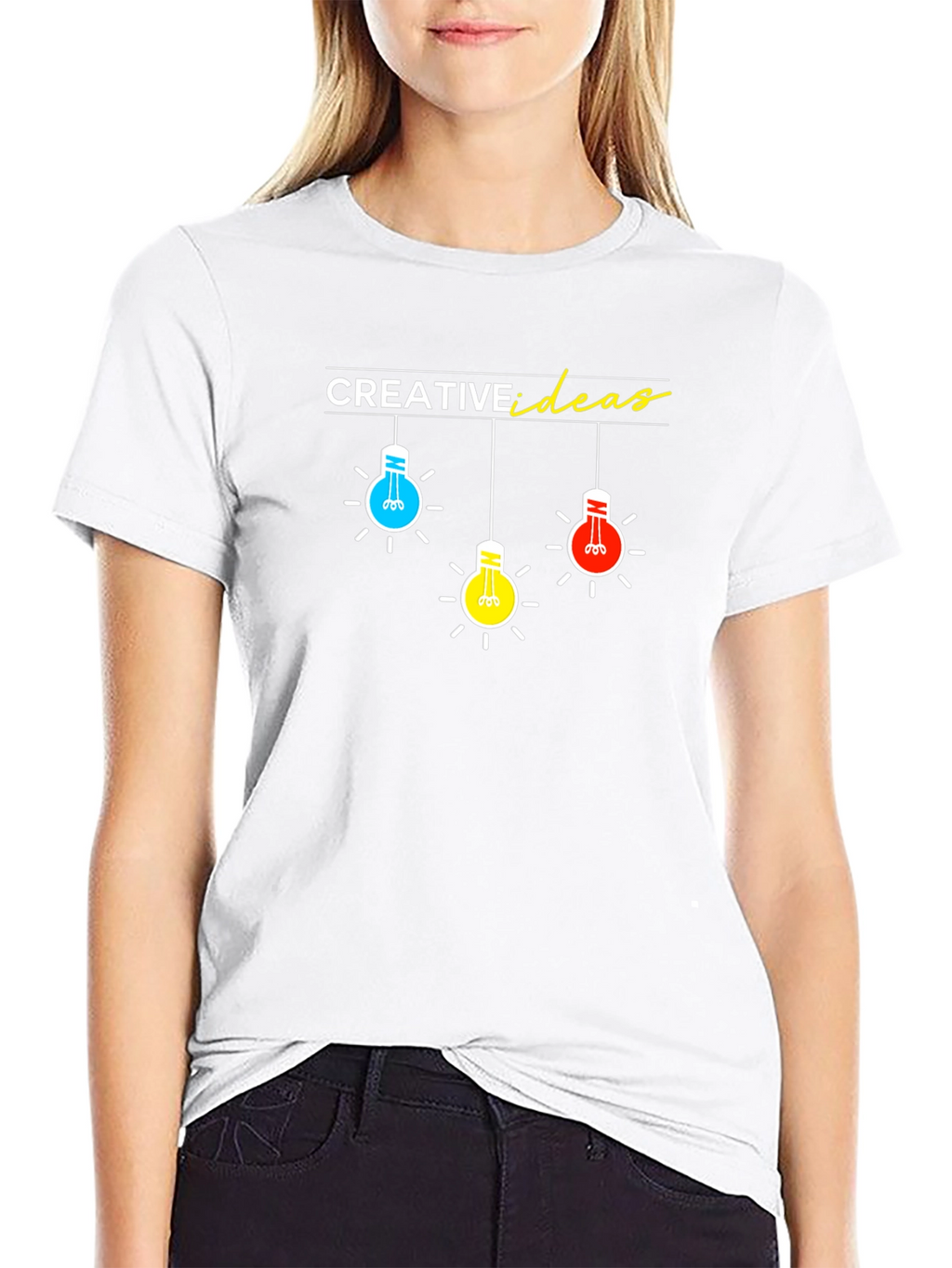 Creative Ideas Graphic Black T-Shirt