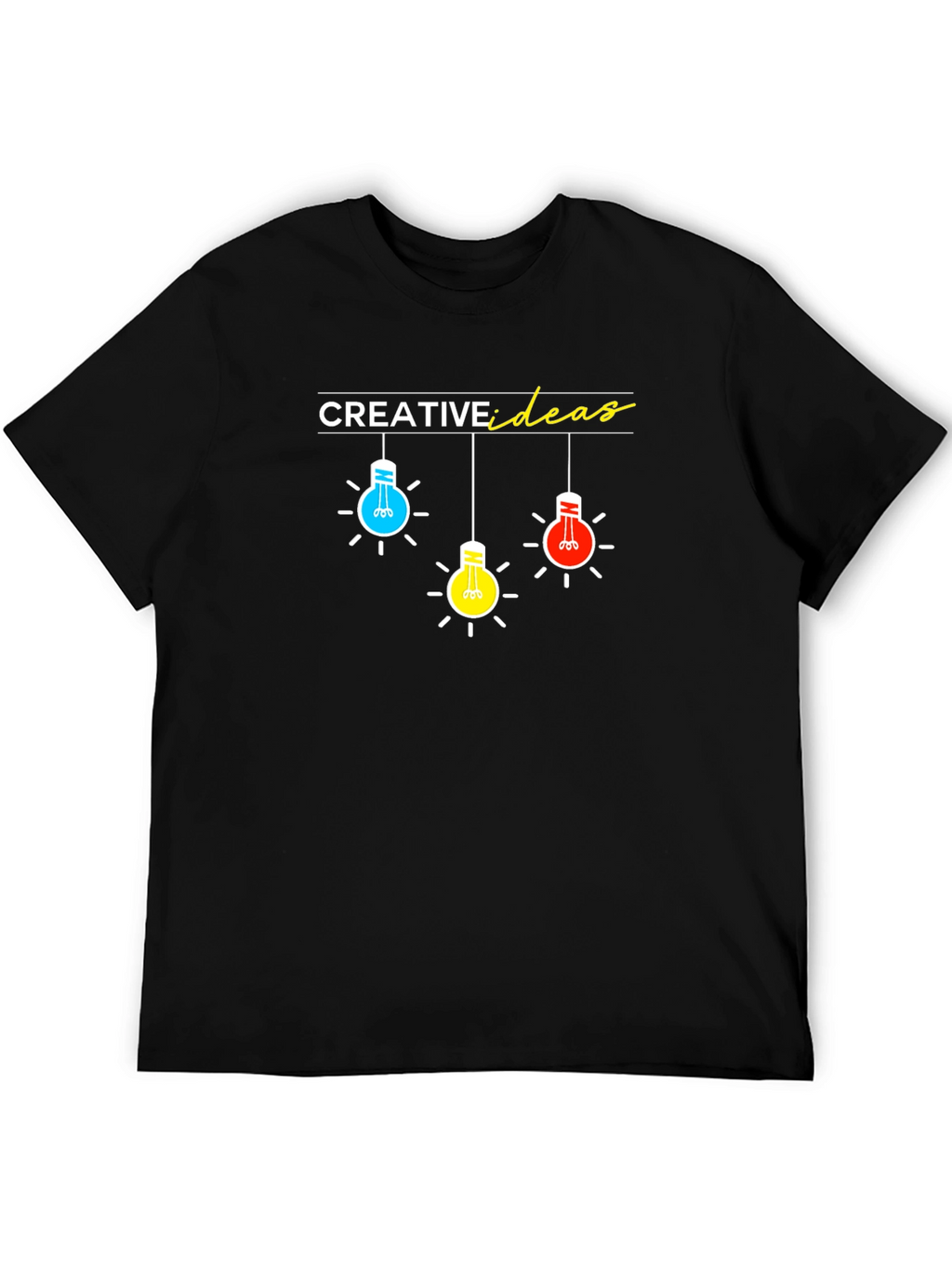 Creative Ideas Graphic Black T-Shirt
