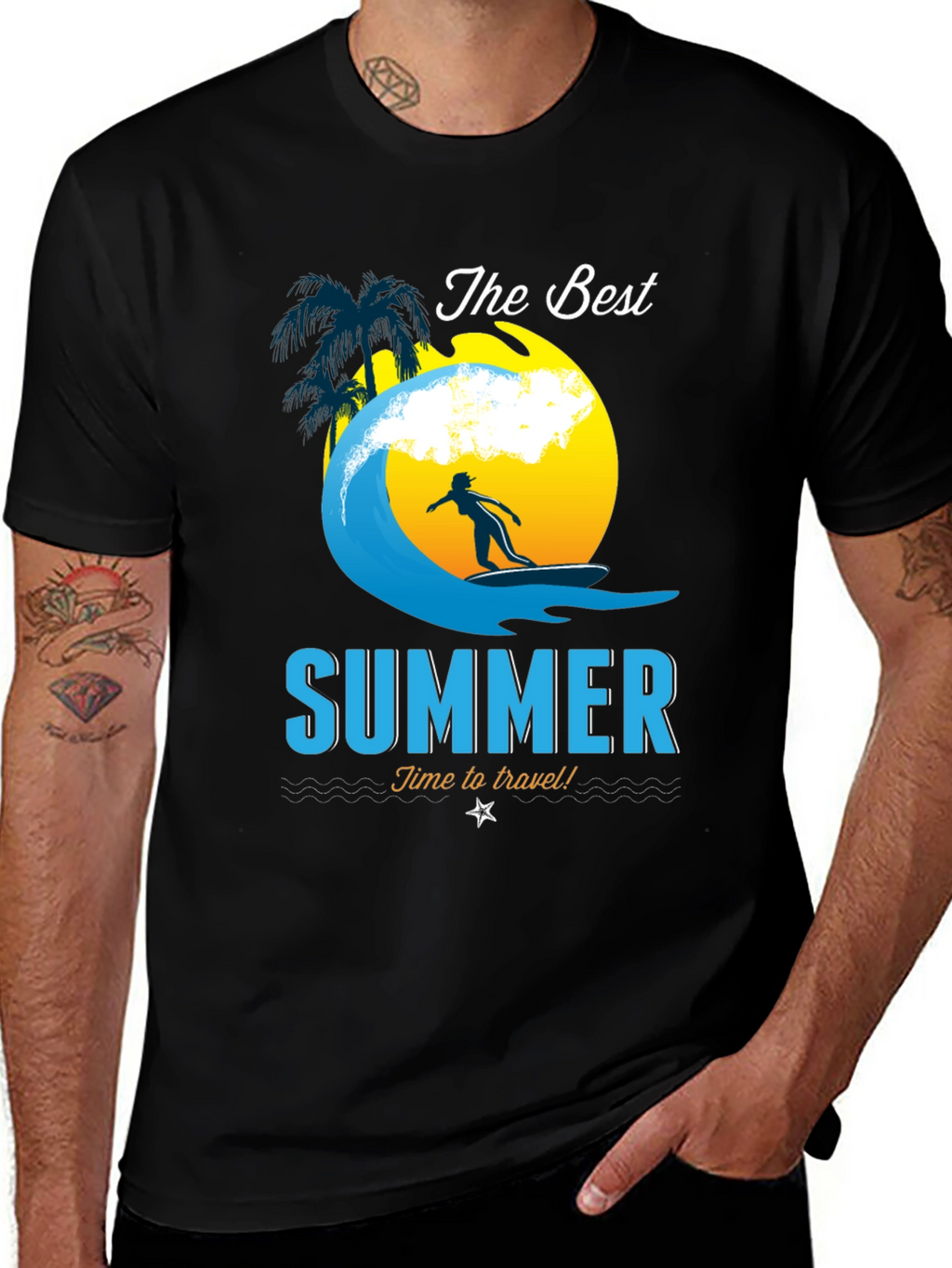 The Best Summer Travel T-Shirt - Graphic Tee