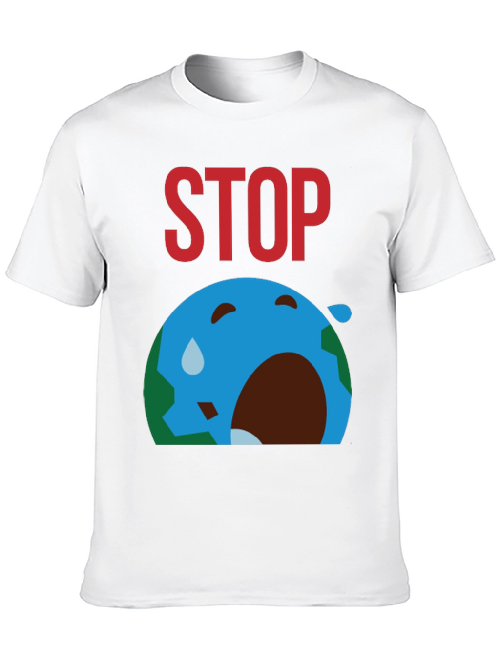 Stop Hurting Earth T-Shirt - Environmental Awareness Tee
