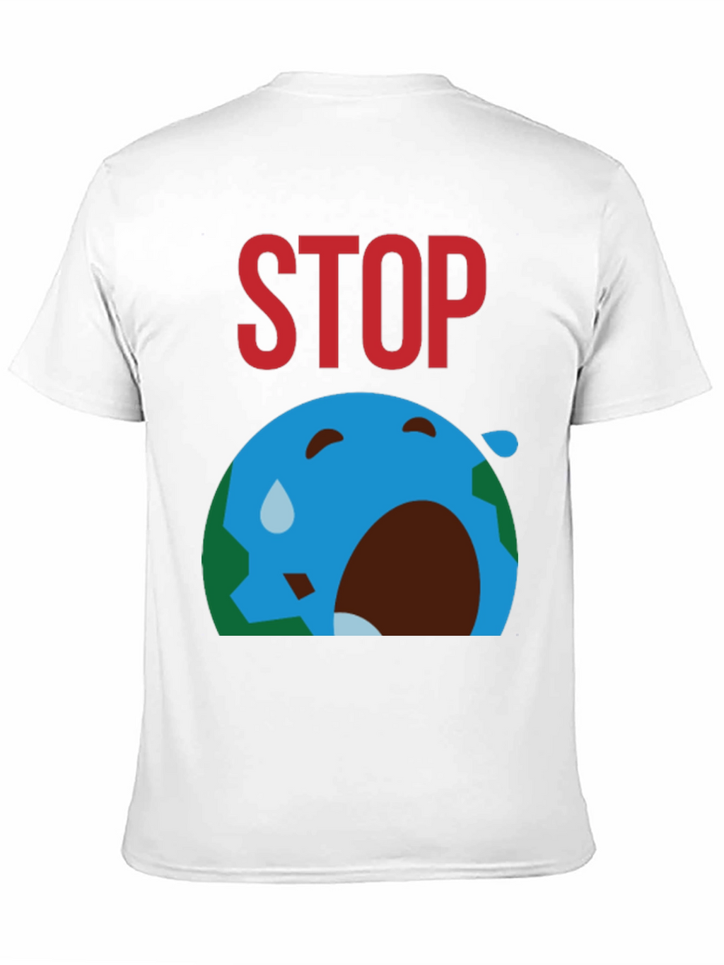 Stop Hurting Earth T-Shirt - Environmental Awareness Tee