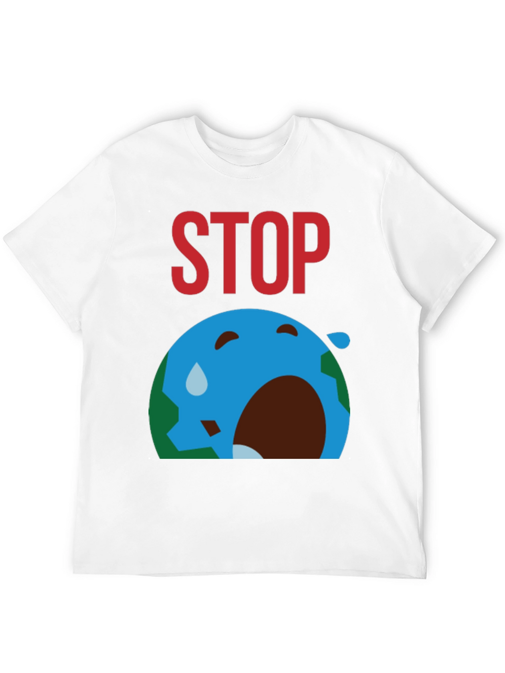 Stop Hurting Earth T-Shirt - Environmental Awareness Tee