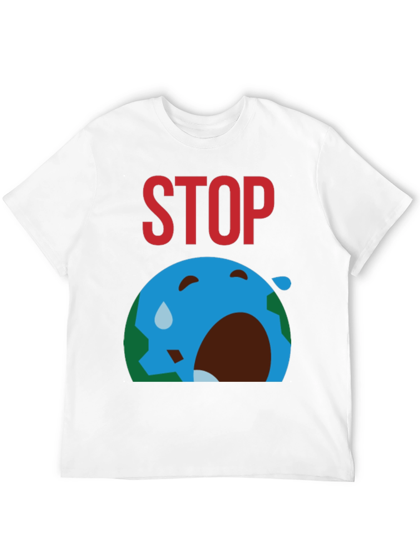 Stop Hurting Earth T-Shirt - Environmental Awareness Tee