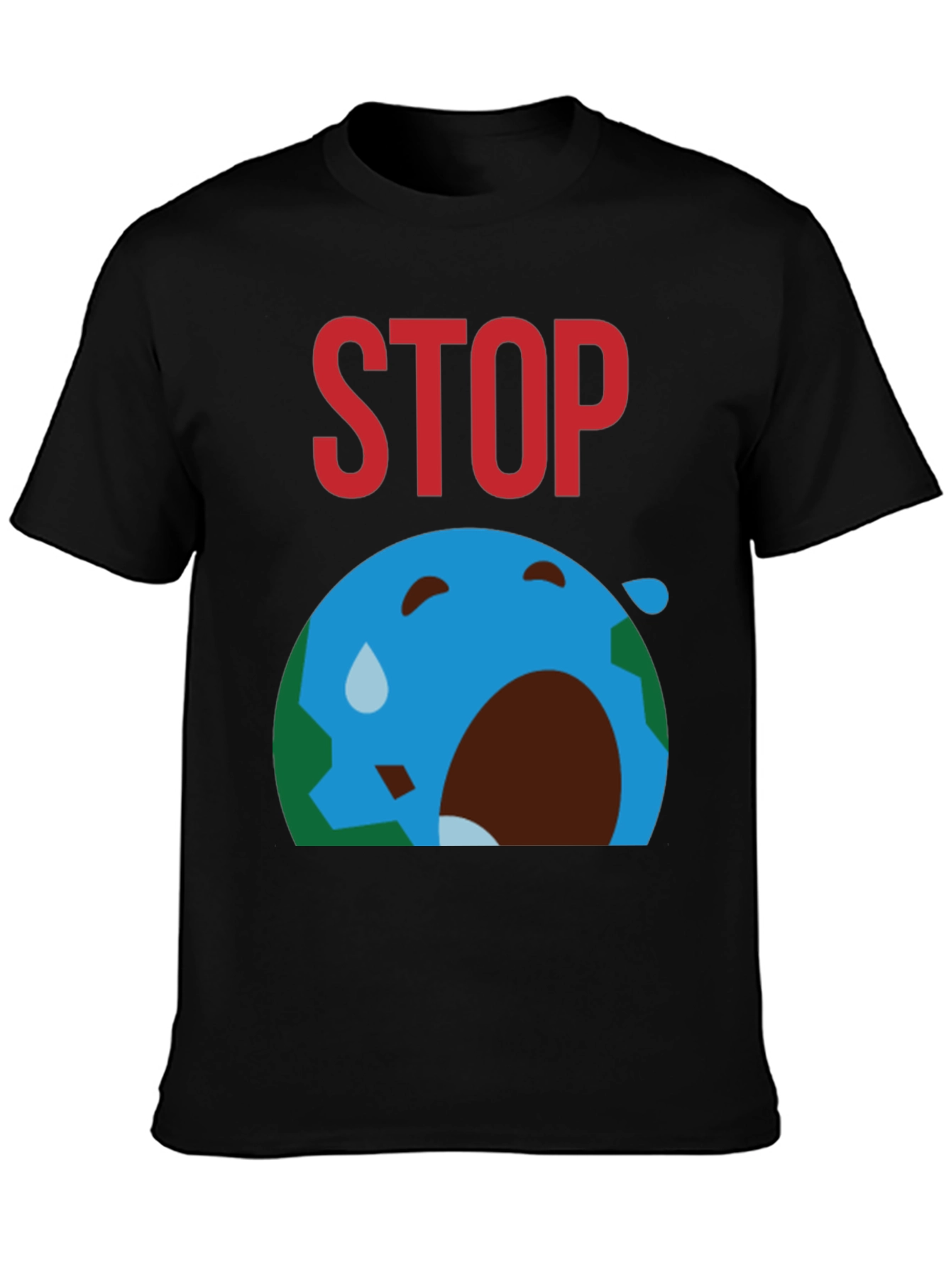 Stop Hurting Earth T-Shirt - Environmental Awareness Tee