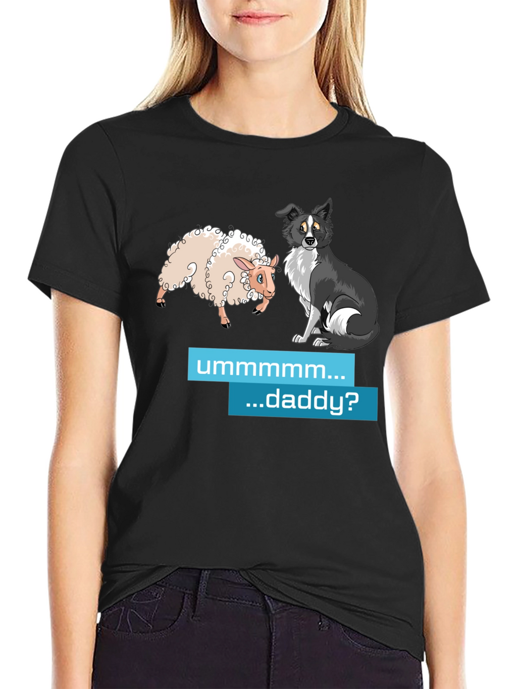 Funny Sheep & Dog Humor T-Shirt