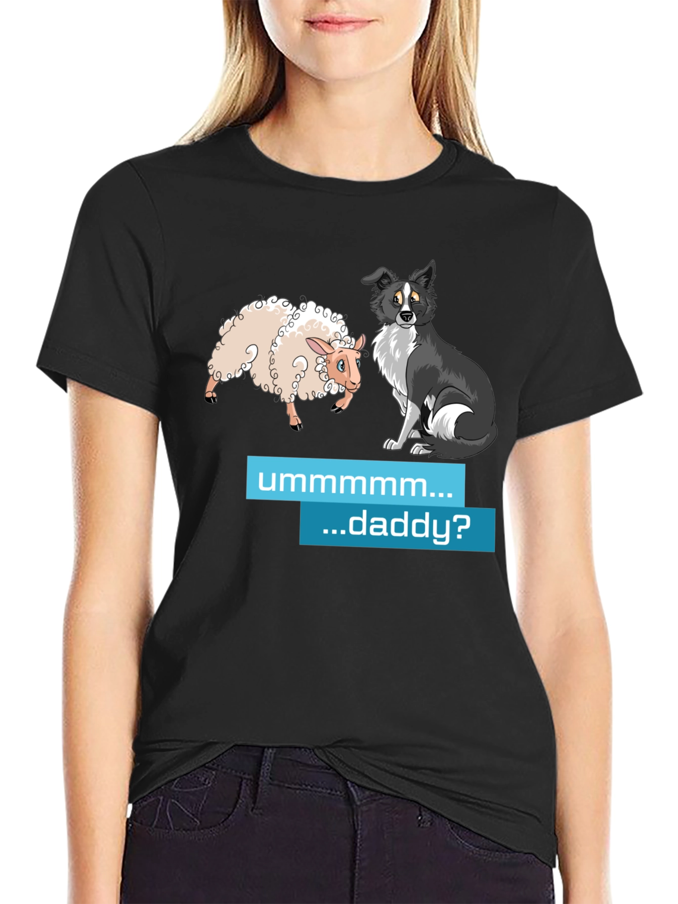 Funny Sheep & Dog Humor T-Shirt