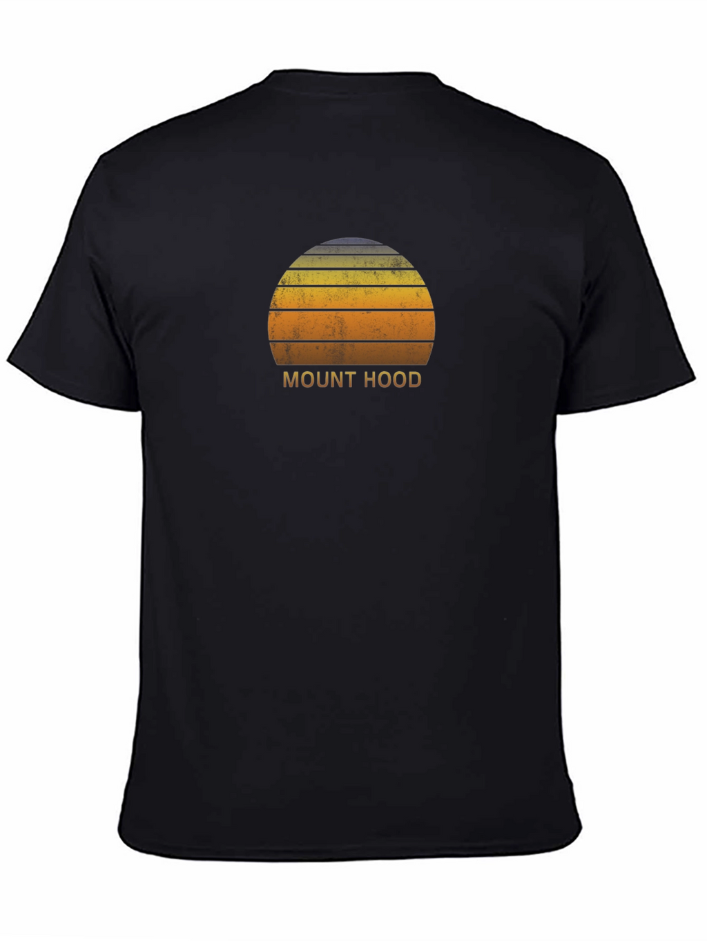 Mount Hood Retro Sunset T-Shirt - Classic Graphic Tee
