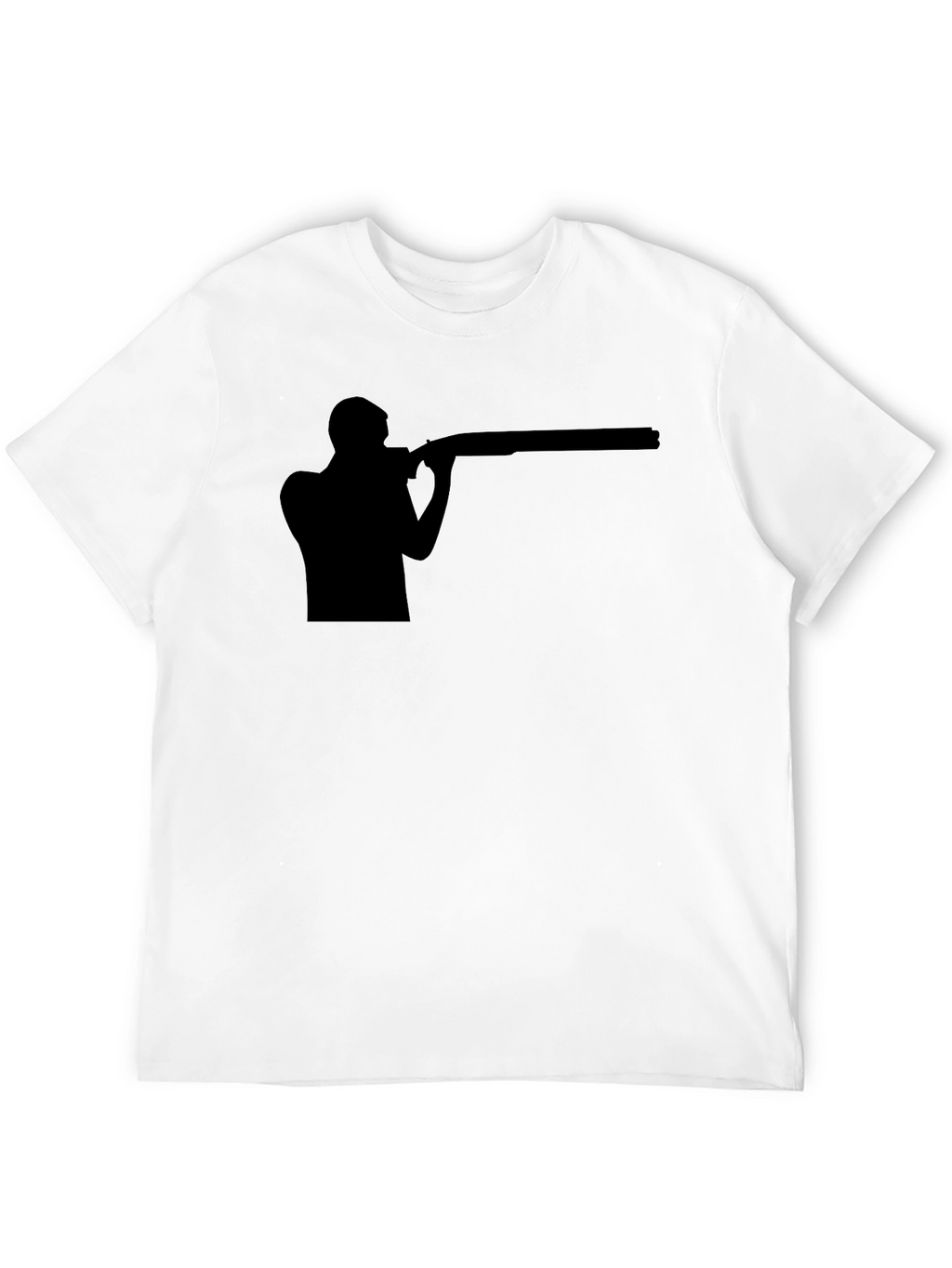 Shooting Silhouette Graphic Tee - Black