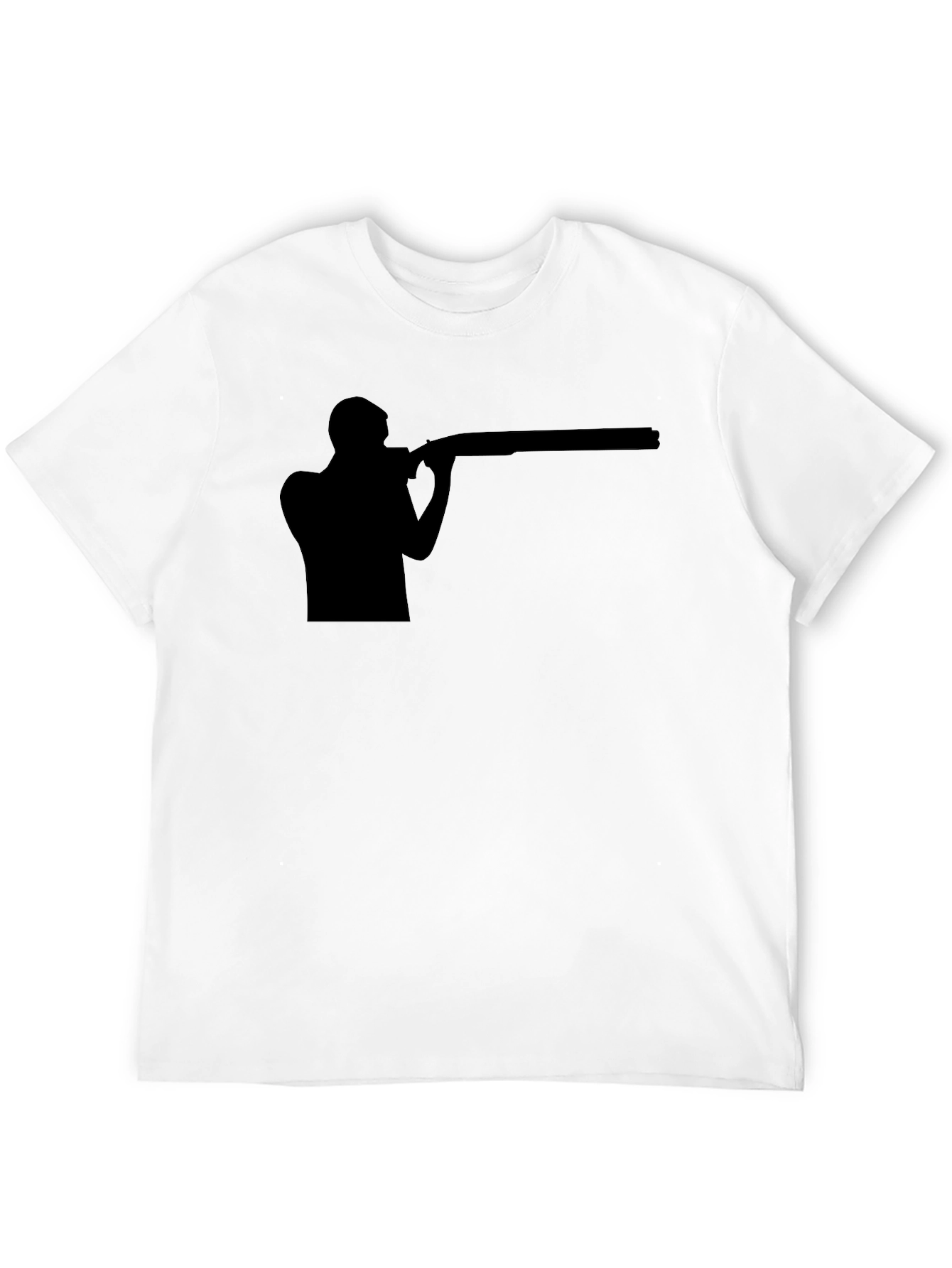 Shooting Silhouette Graphic Tee - Black