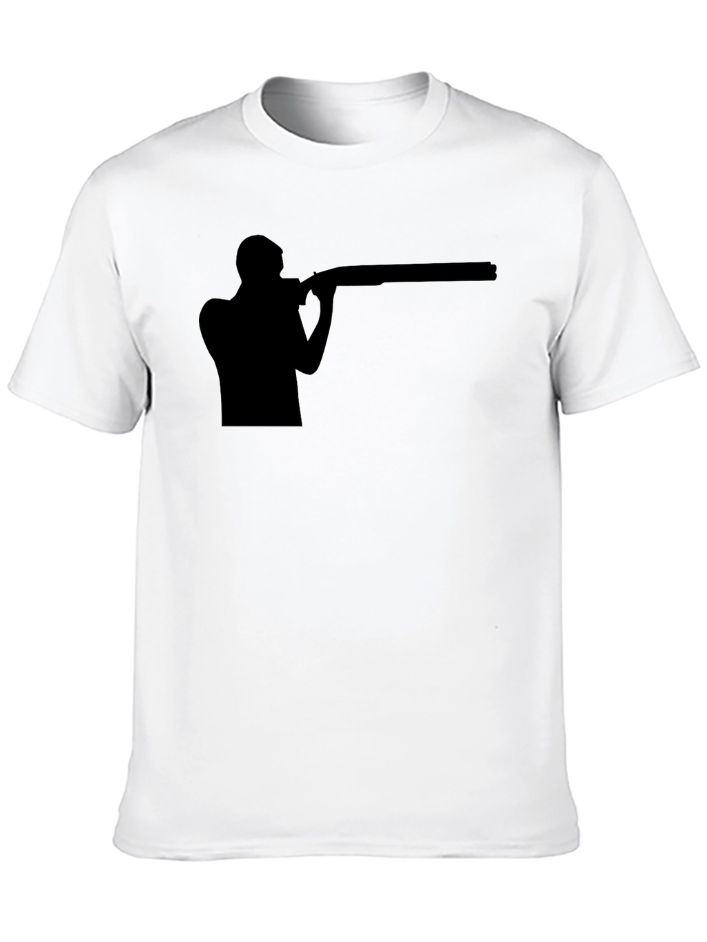 Shooting Silhouette Graphic Tee - Black