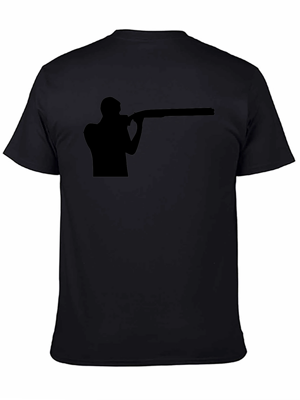 Shooting Silhouette Graphic Tee - Black