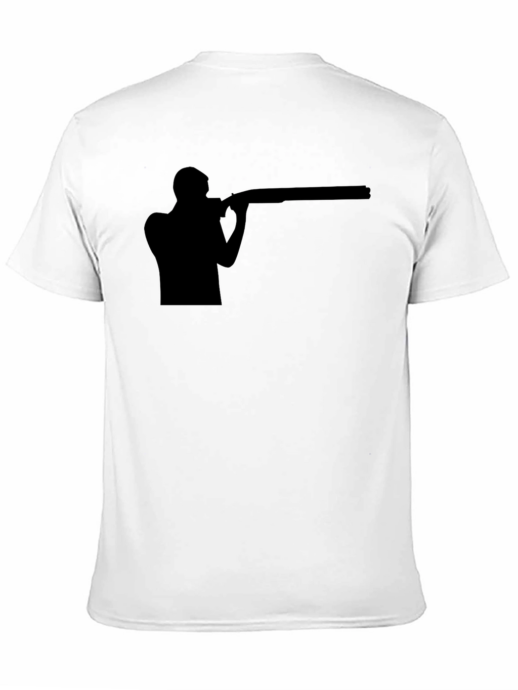 Shooting Silhouette Graphic Tee - Black