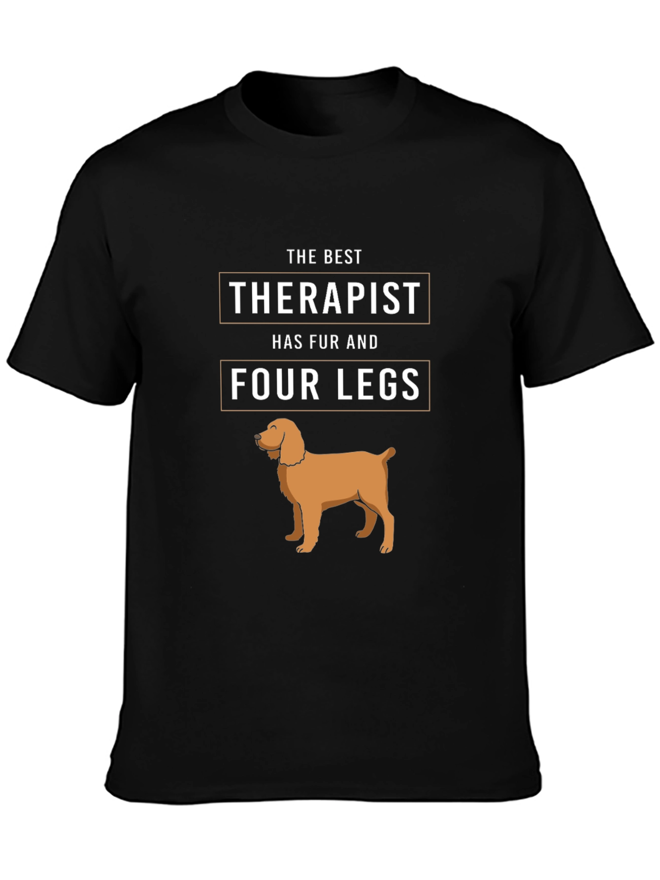 Best Therapist Dog T-Shirt - Furry Friend Comfort