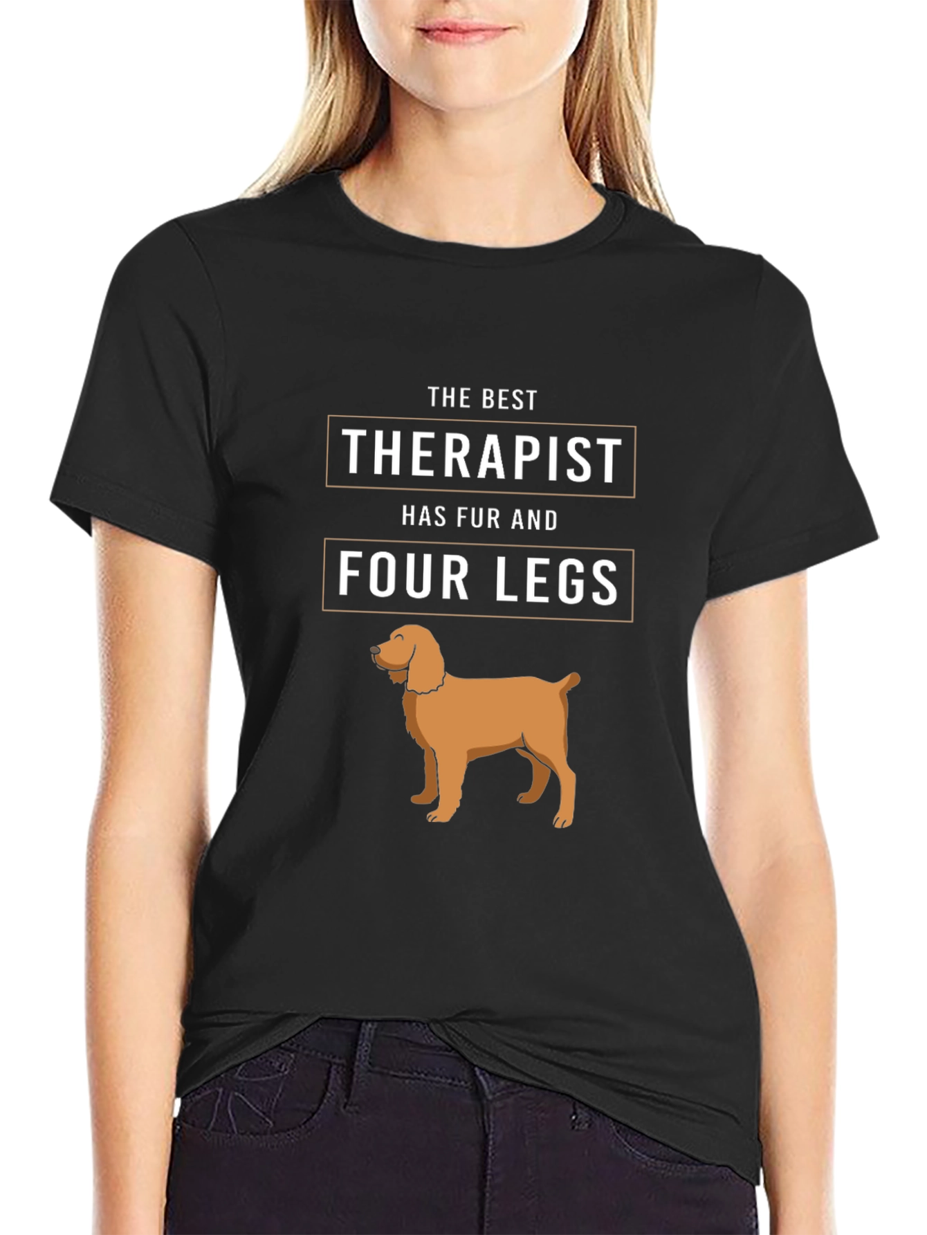 Best Therapist Dog T-Shirt - Furry Friend Comfort