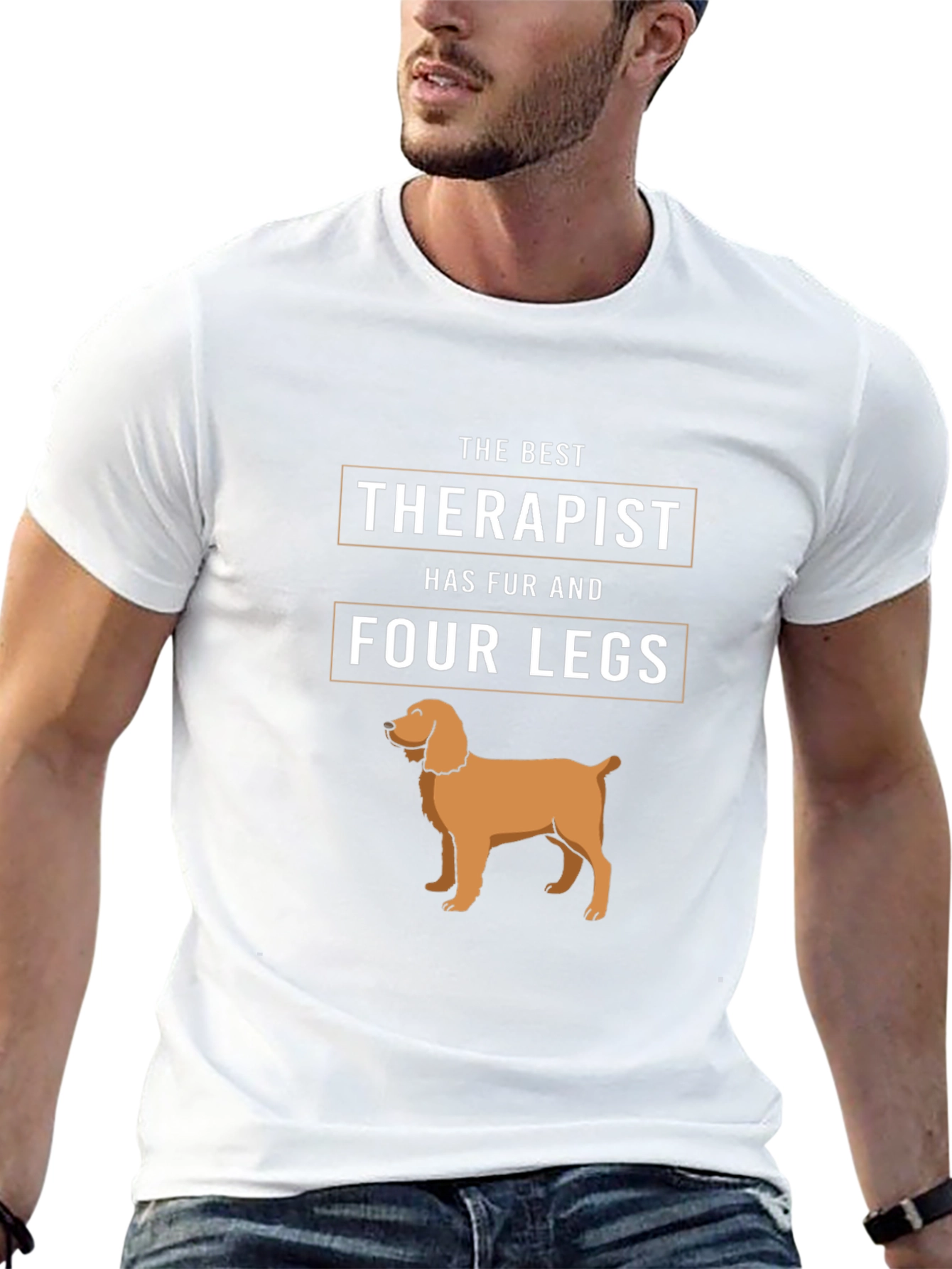 Best Therapist Dog T-Shirt - Furry Friend Comfort