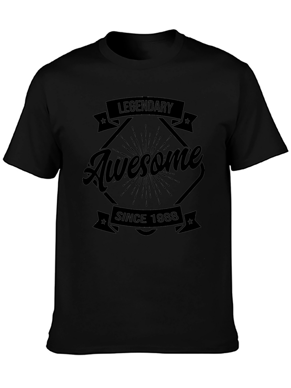 Legendary Awesome Since 1988 Black T-Shirt