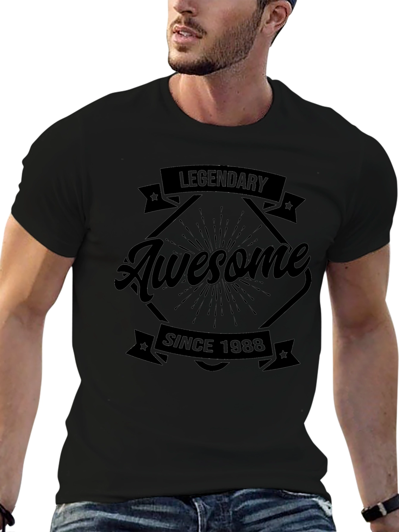 Legendary Awesome Since 1988 Black T-Shirt