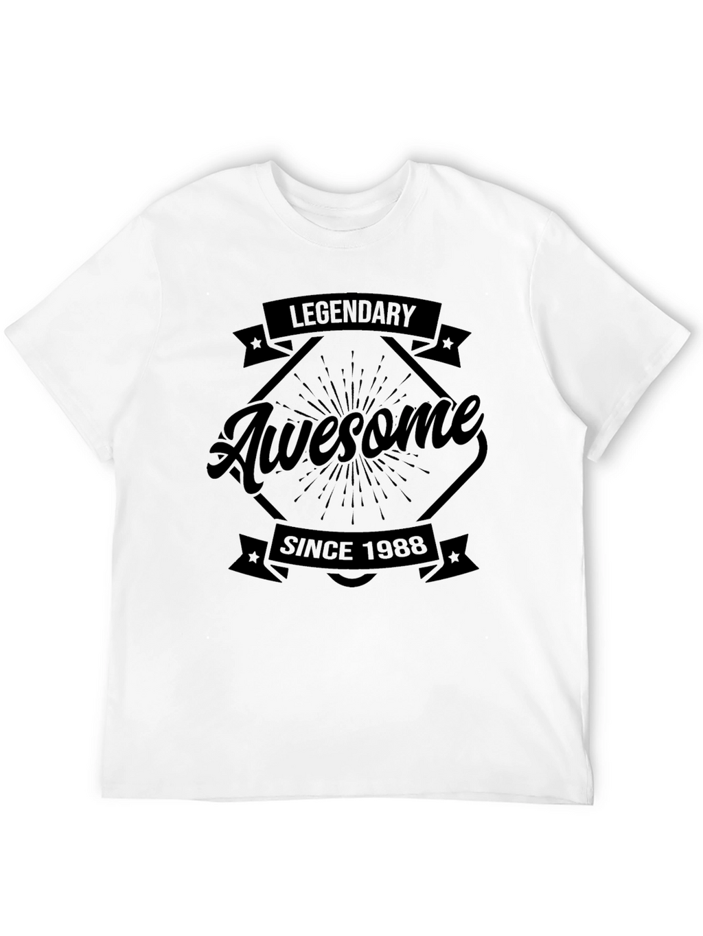 Legendary Awesome Since 1988 Black T-Shirt