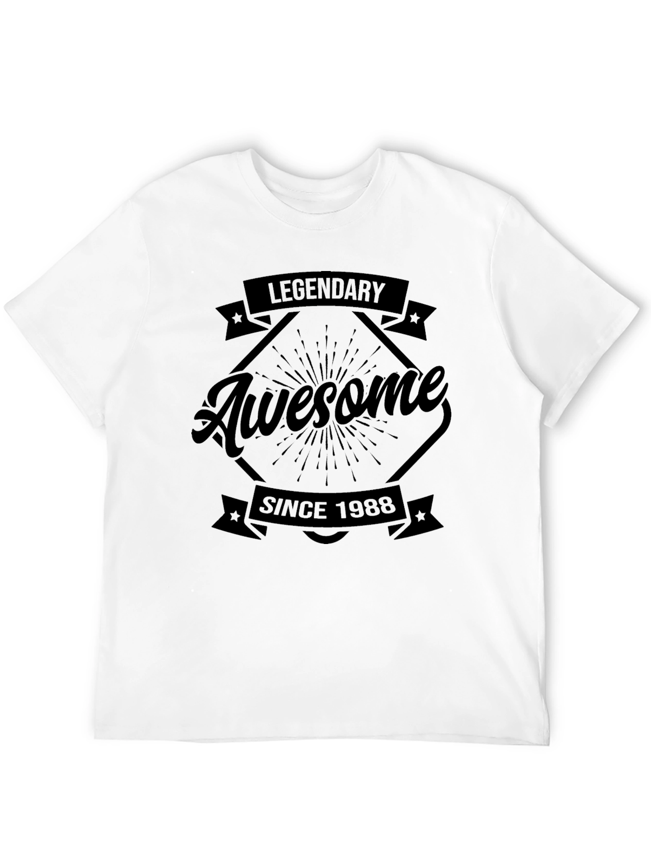 Legendary Awesome Since 1988 Black T-Shirt
