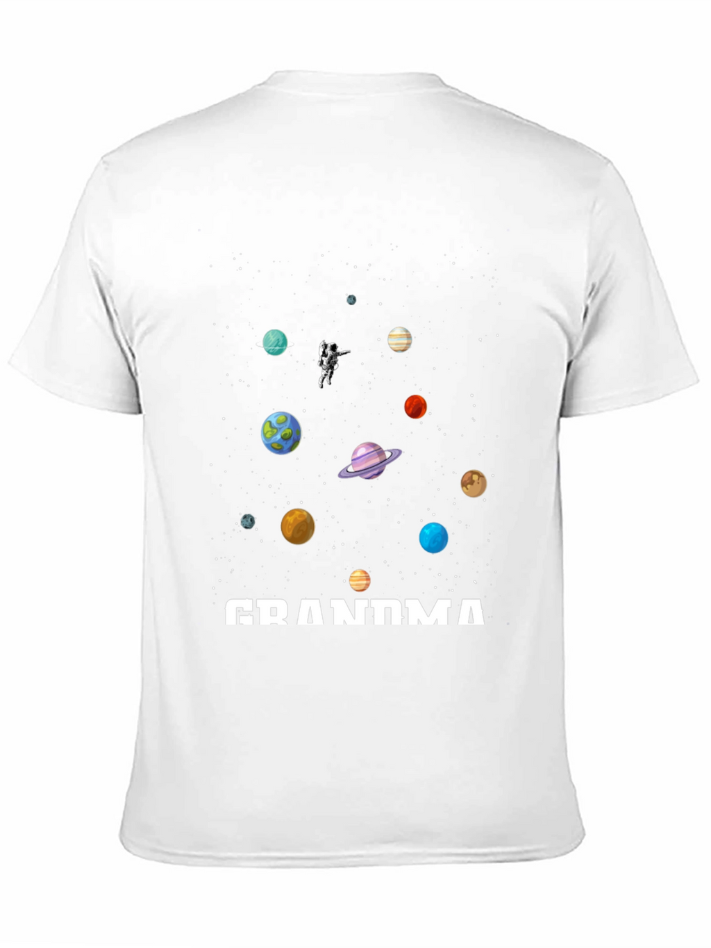 Grandma Space Planets Astronaut T-Shirt