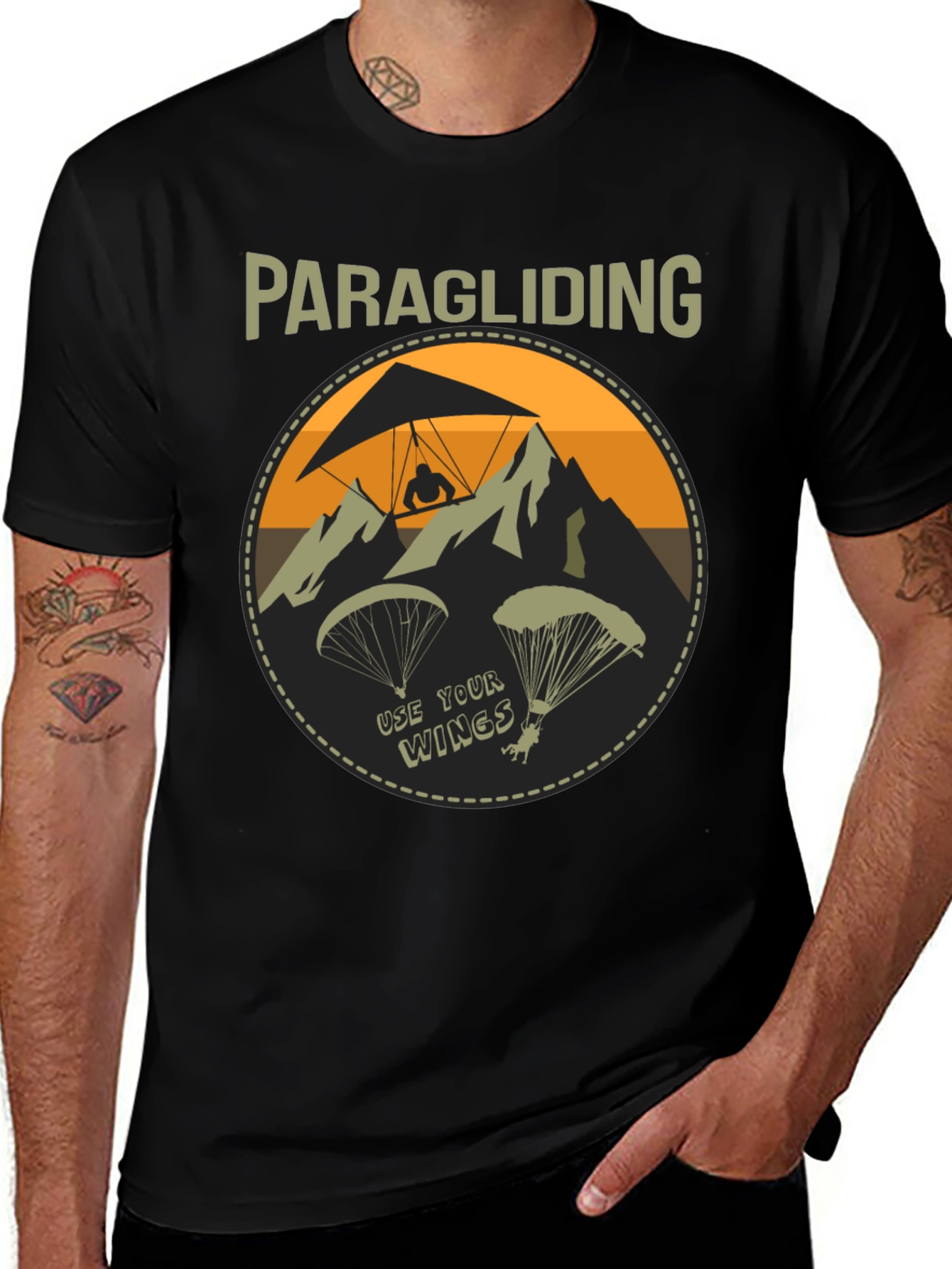 Paragliding Adventure T-Shirt: Use Your Wings!