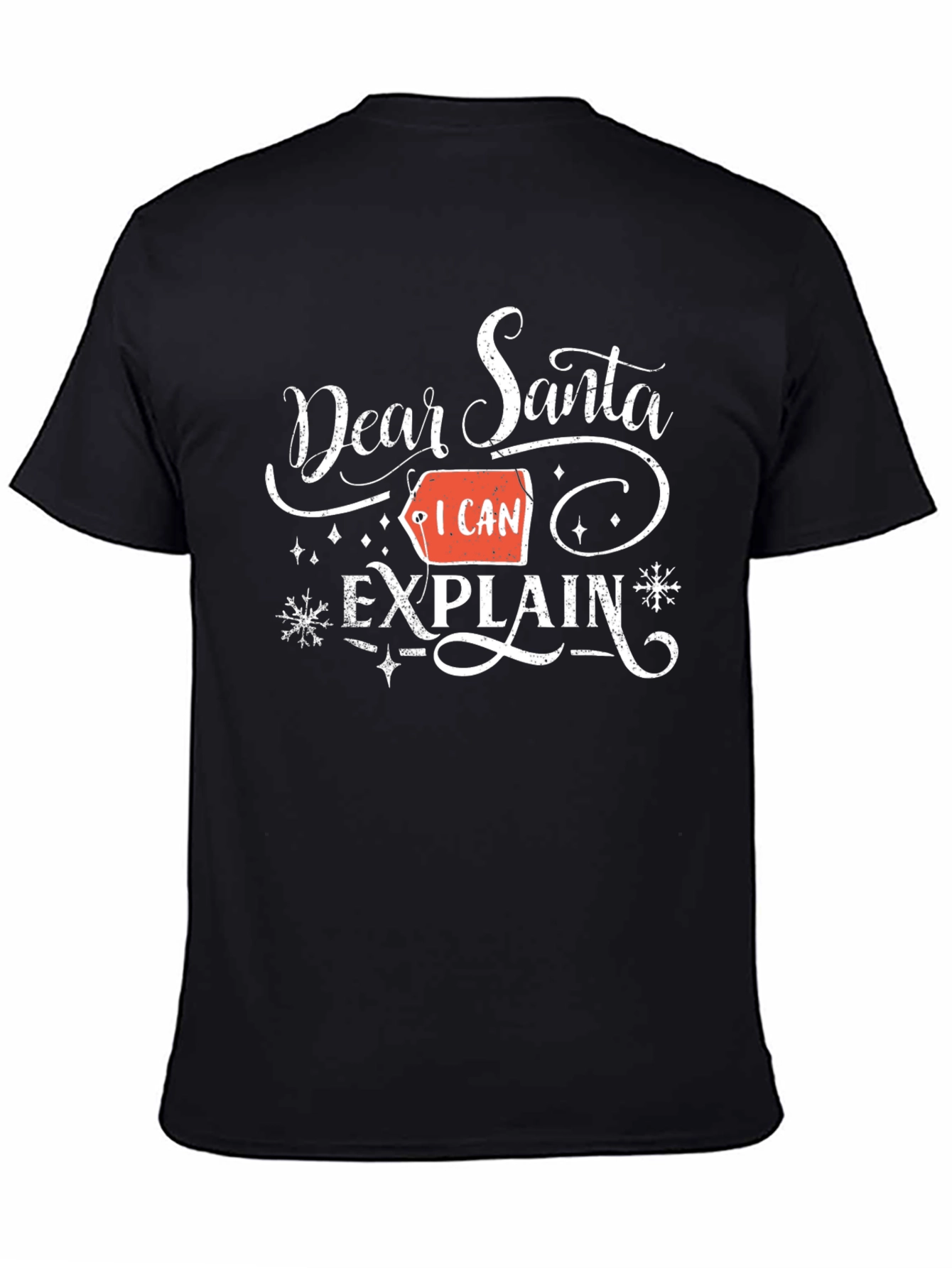Dear Santa I Can Explain T-Shirt - Christmas Holiday Apparel