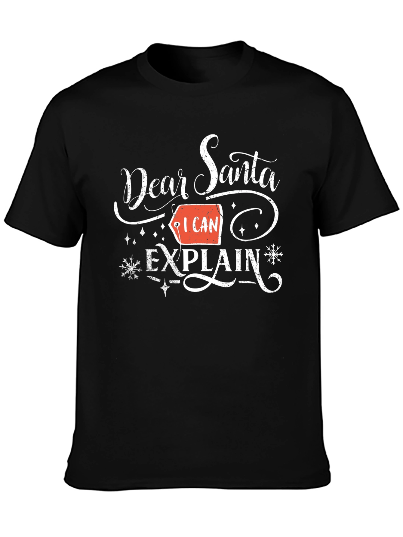 Dear Santa I Can Explain T-Shirt - Christmas Holiday Apparel