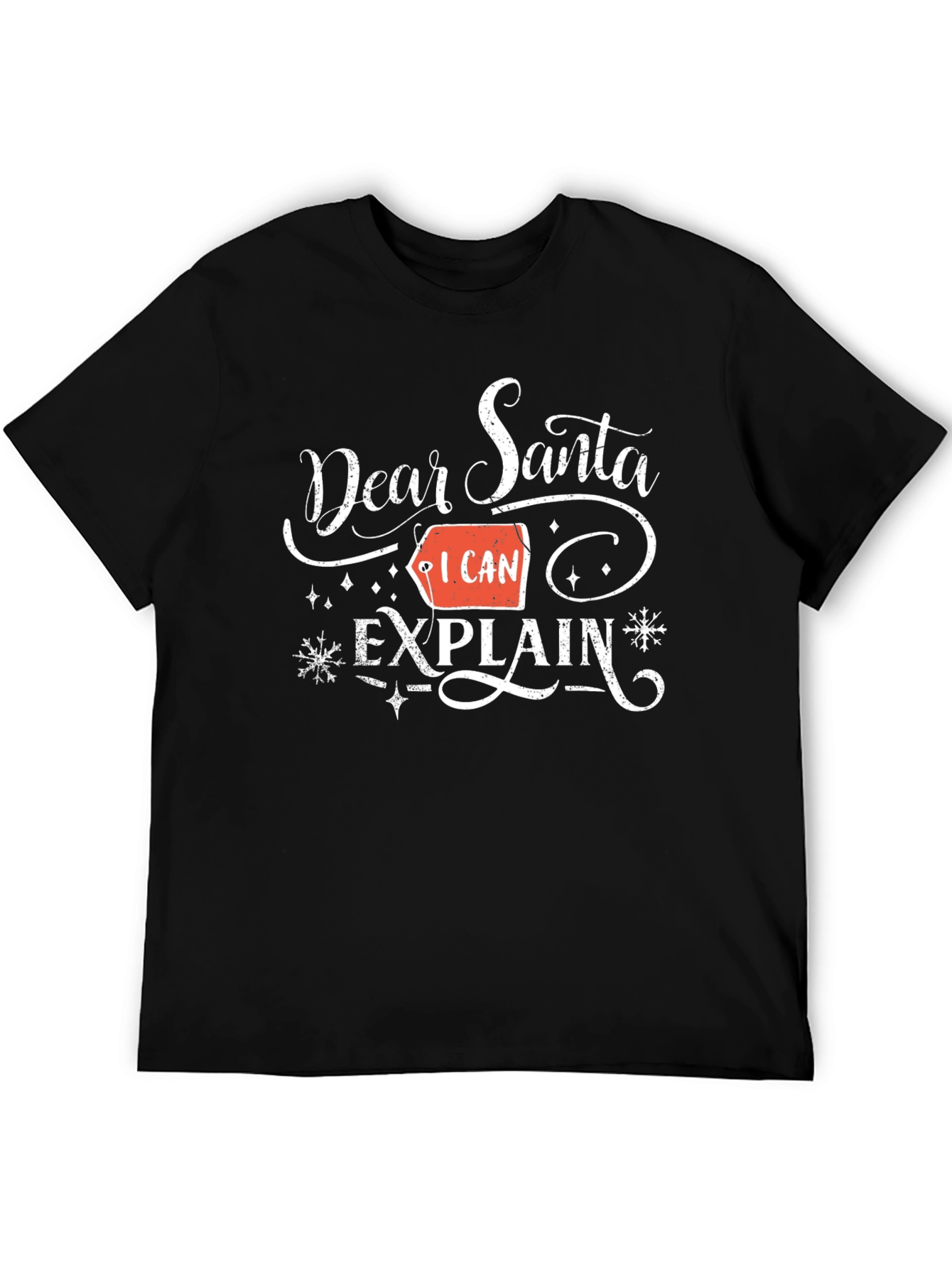 Dear Santa I Can Explain T-Shirt - Christmas Holiday Apparel