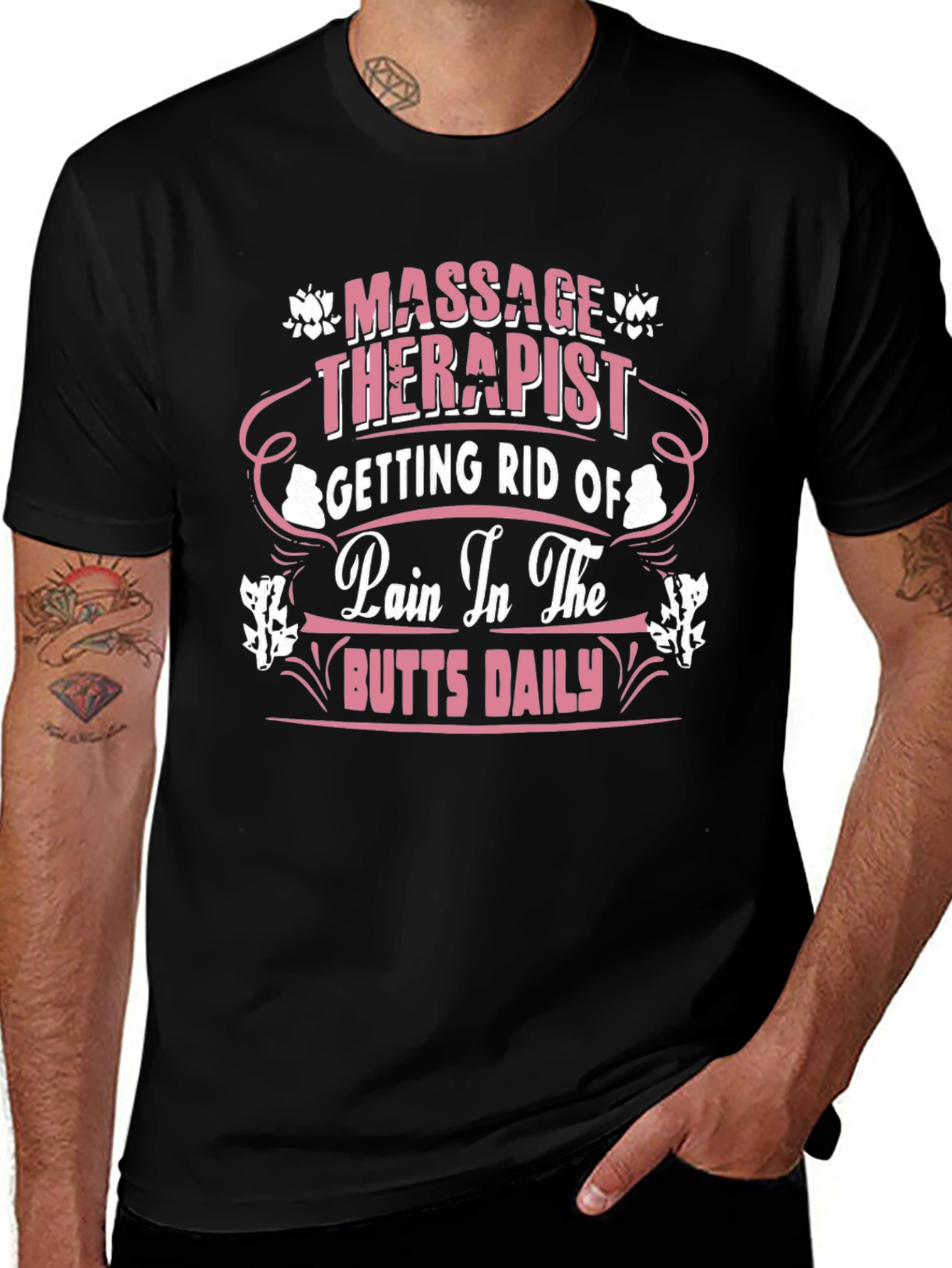 Massage Therapist Humor Graphic T-Shirt