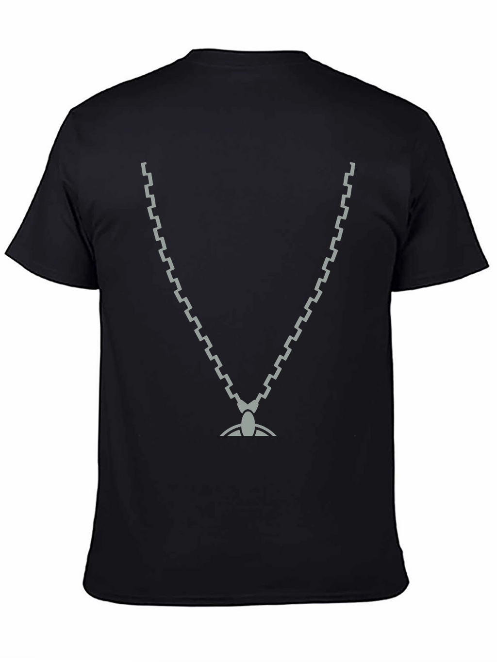 Cool Chain Graphic Black T-Shirt