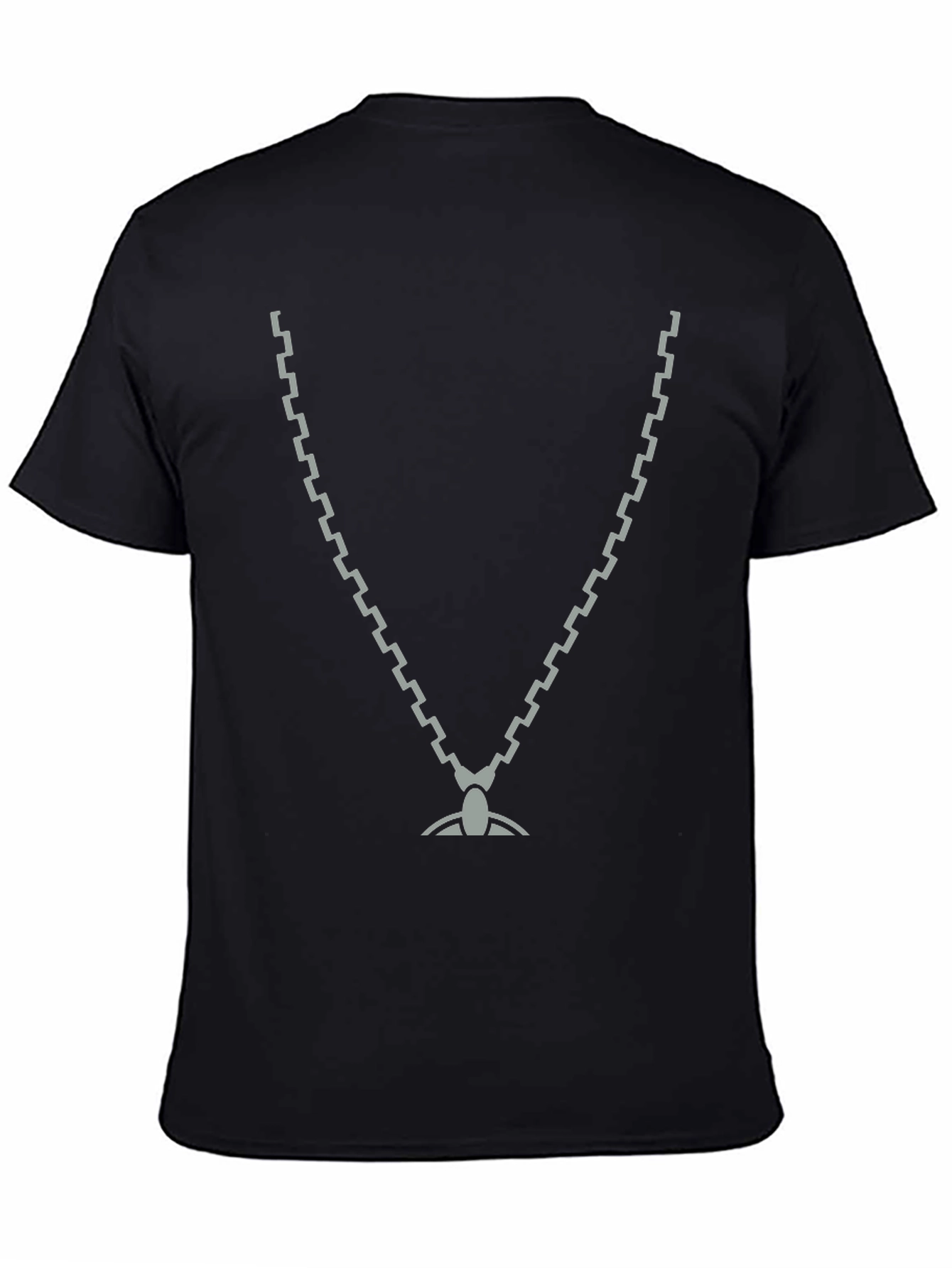 Cool Chain Graphic Black T-Shirt