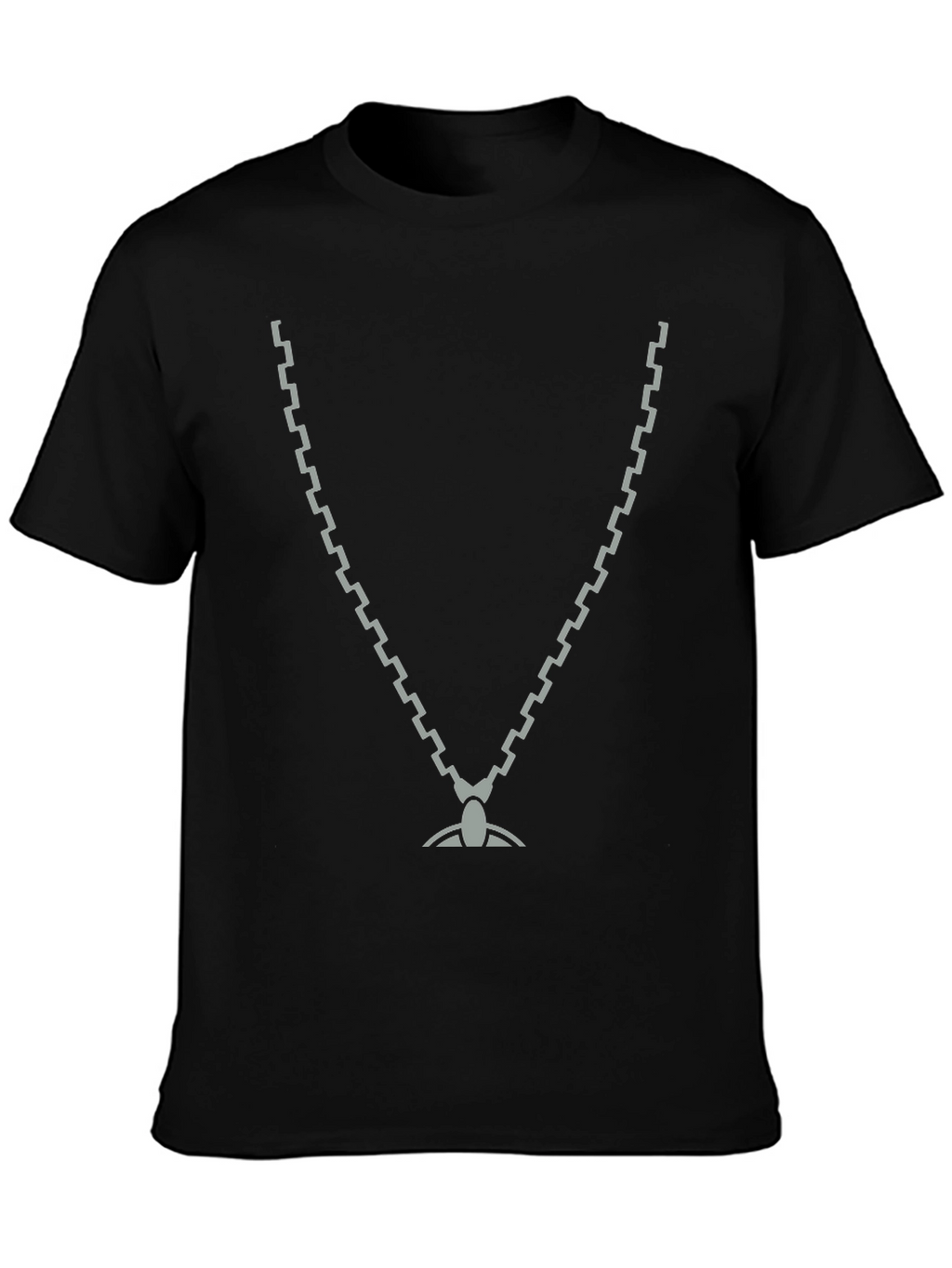 Cool Chain Graphic Black T-Shirt