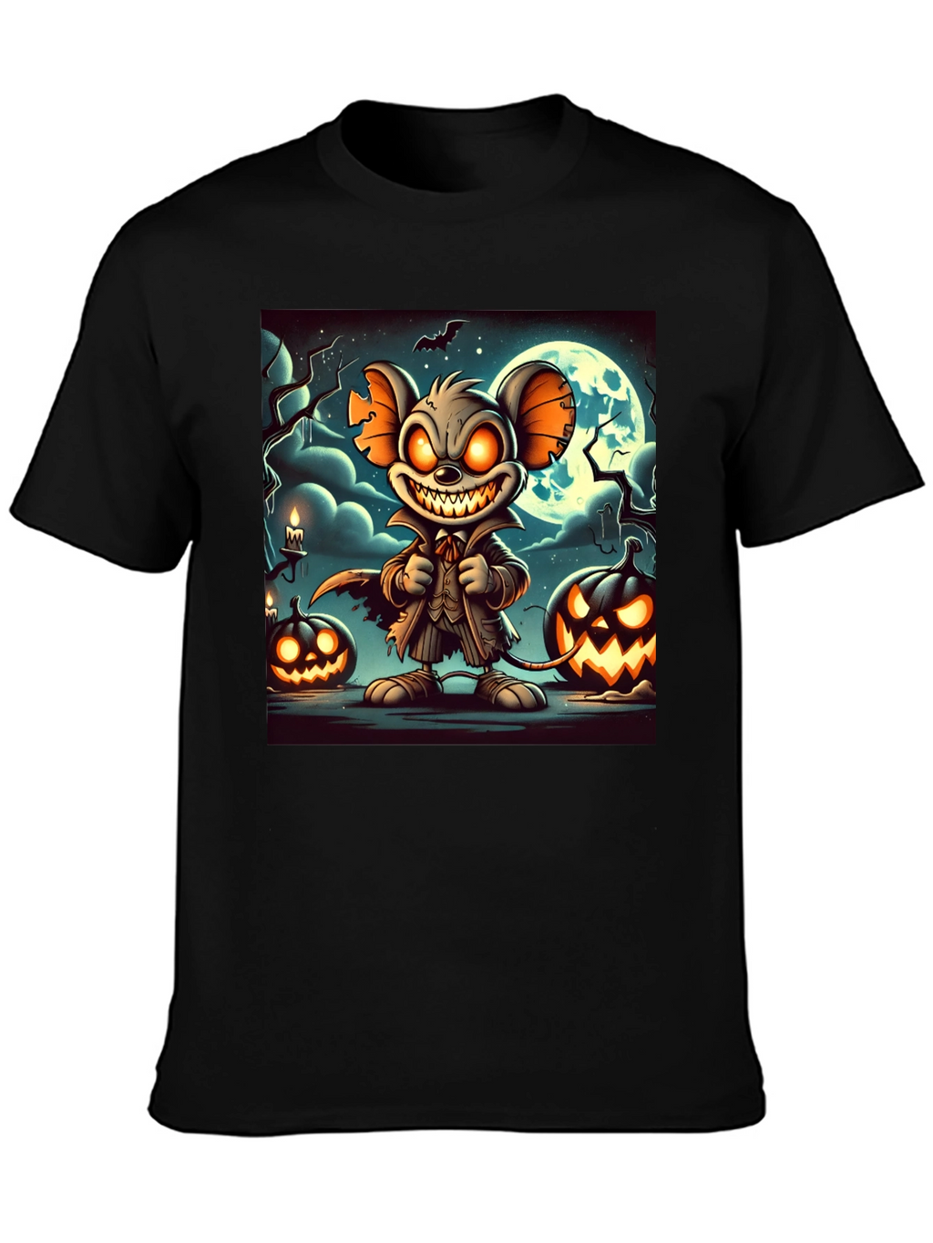 Spooky Halloween Mouse T-Shirt