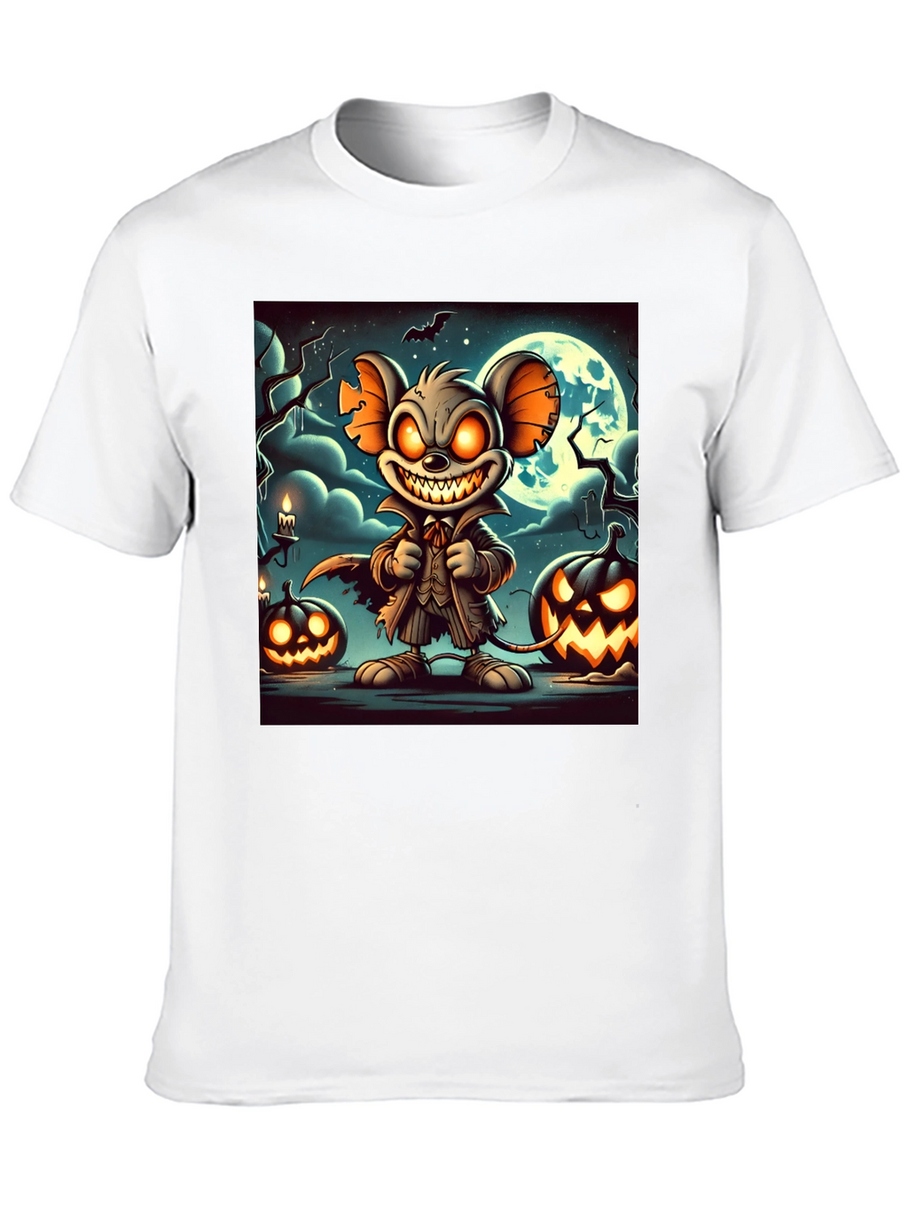 Spooky Halloween Mouse T-Shirt